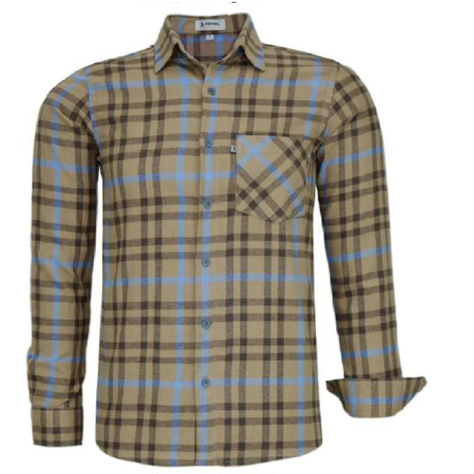Camisa Xadrez Flanela Social Manga Longa Original Amil Cor 8