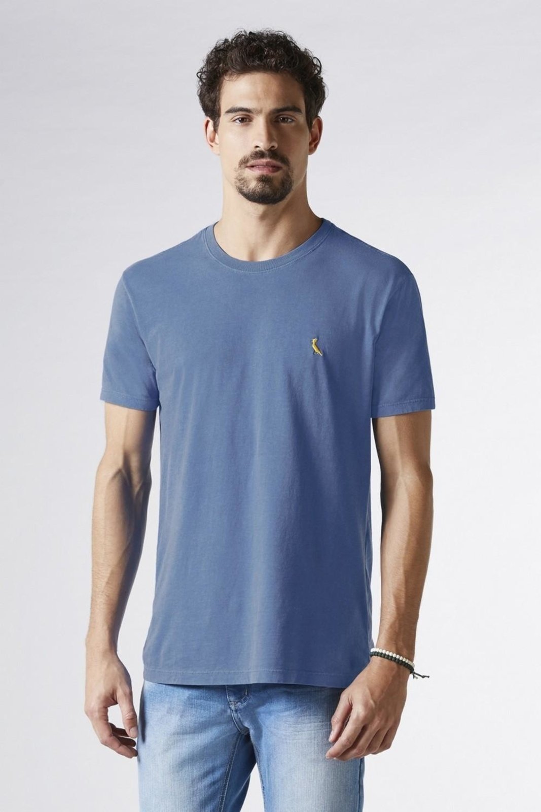 Camiseta Pra Torcer Pica Pau Bordado Reserva Azul