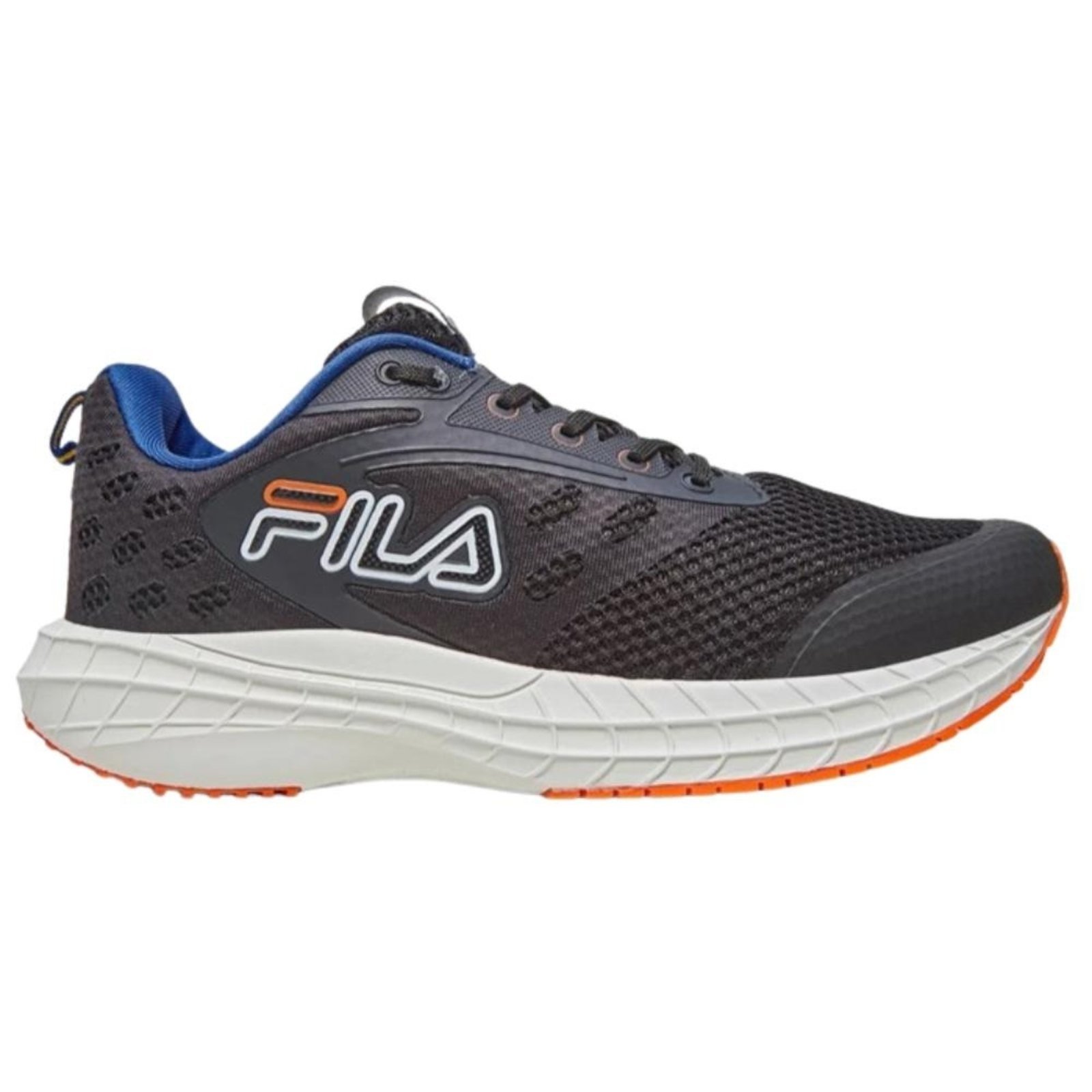 Vista 2 Tênis Fila Compass Masculino roy/laranja preto Fila preto