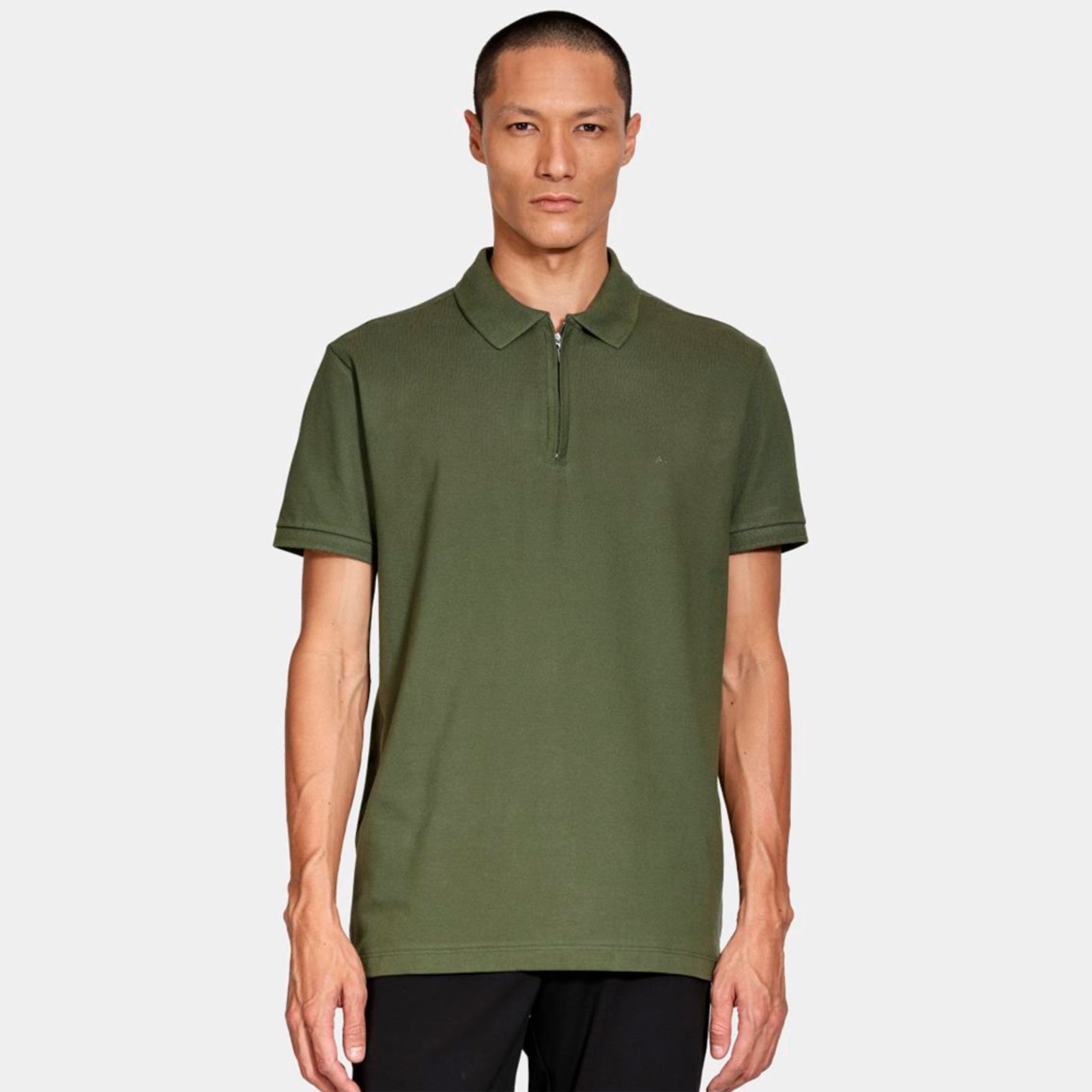 Vista 2 Camisa Polo Aramis Piquet Zip Ve26 Masculino verde Aramis verde