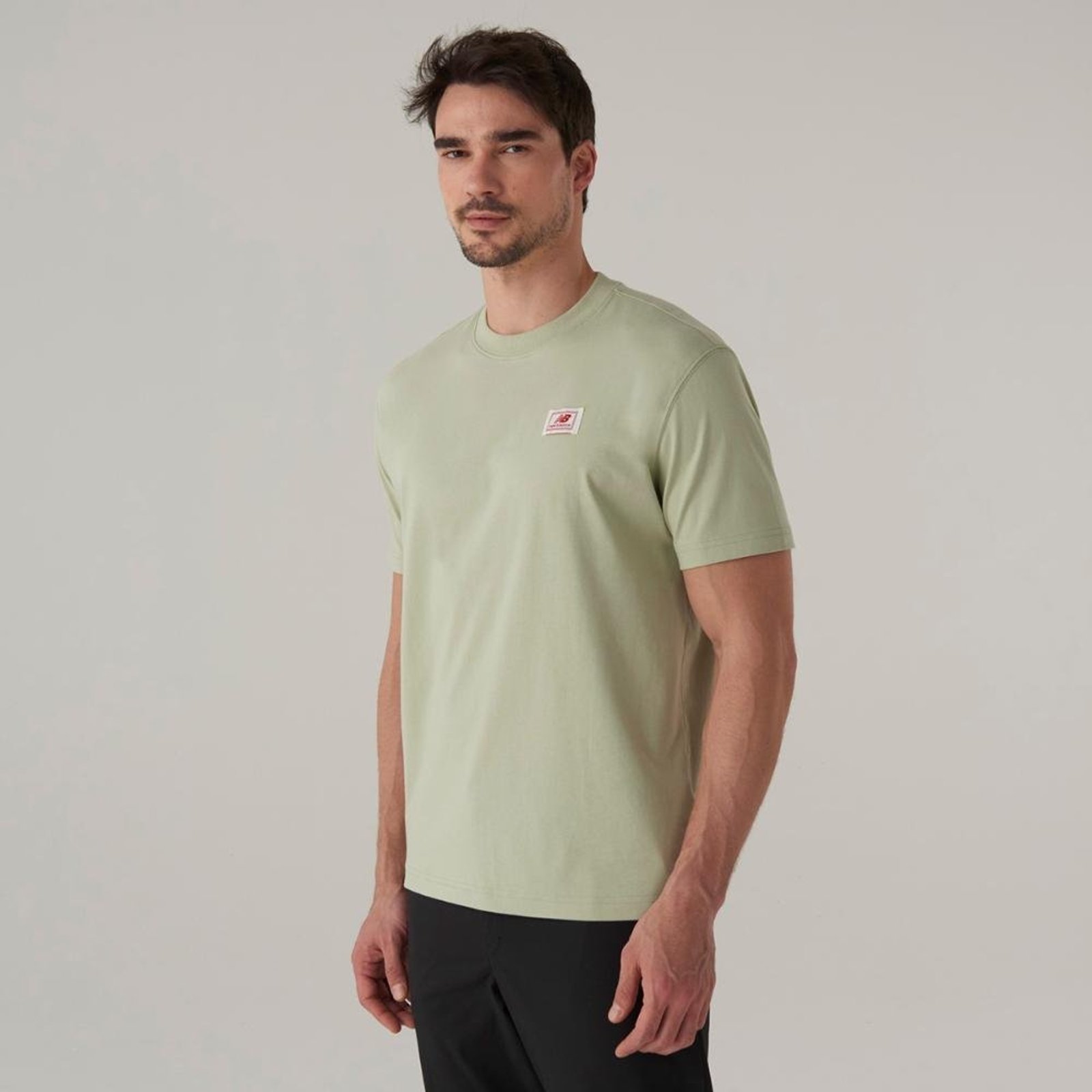 Vista 3 Camiseta Woven Label Masculina New Balance incolor New Balance incolor
