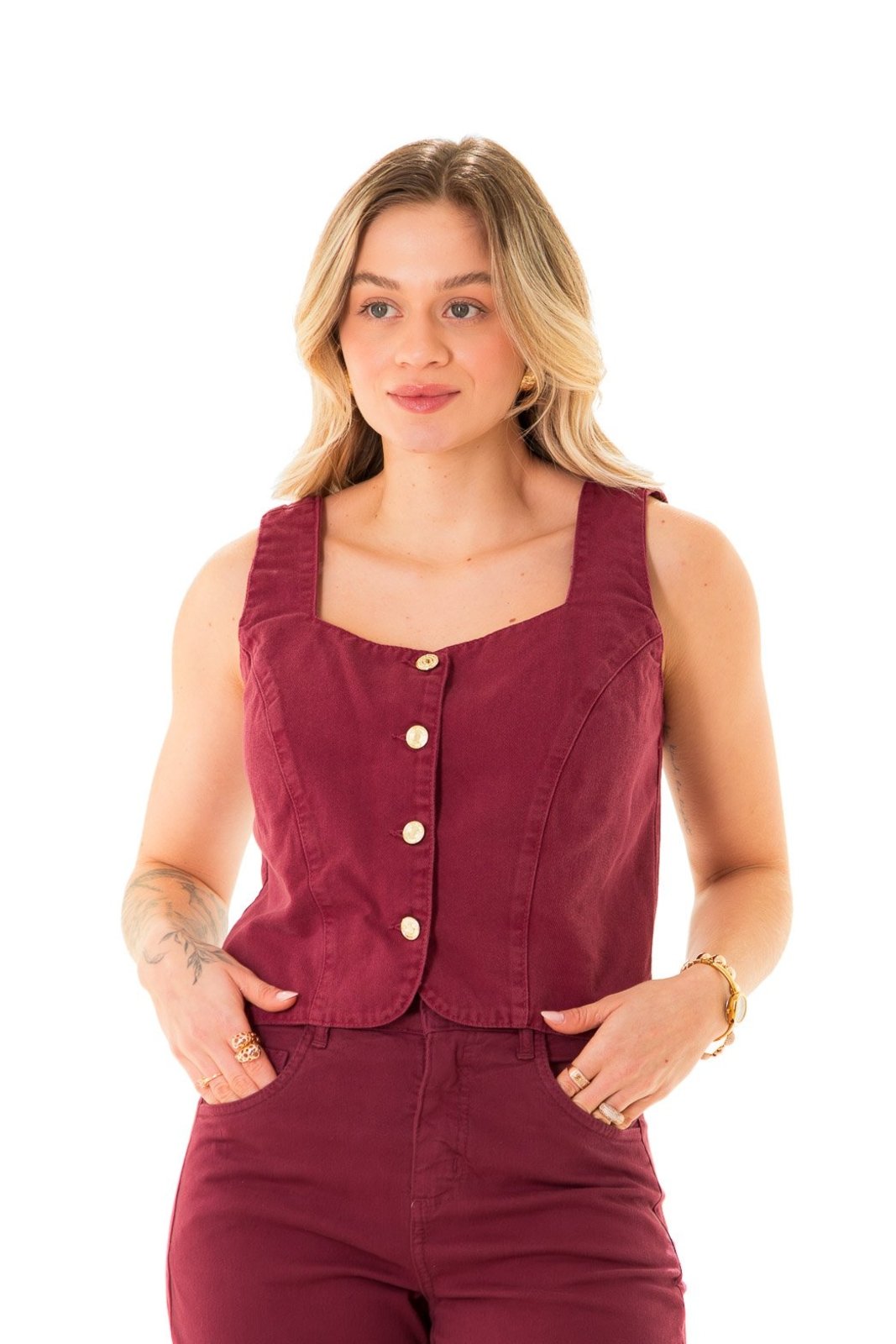 Top Corset Collor Feminino Arauto