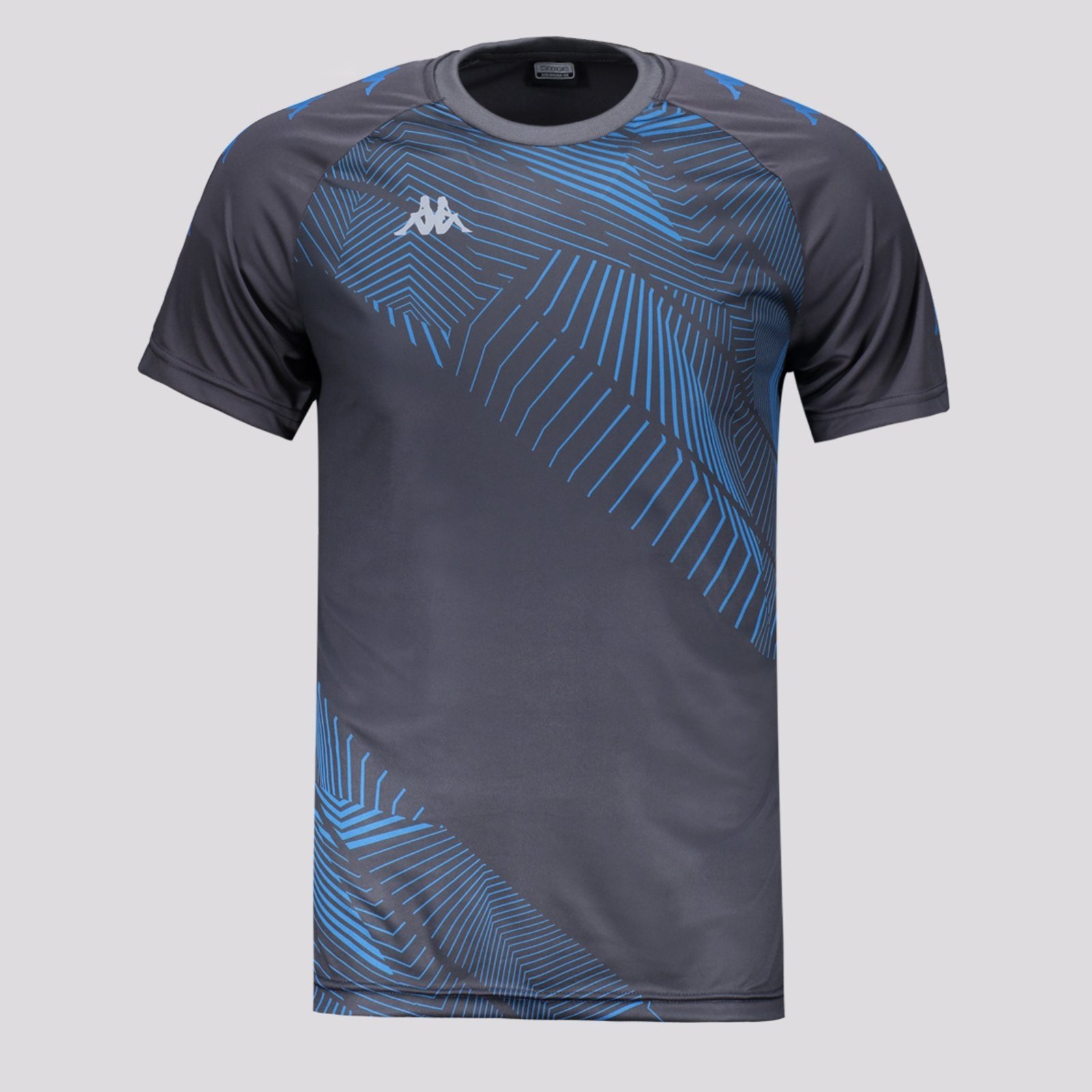 Camiseta Kappa Zurich Cinza Escuro