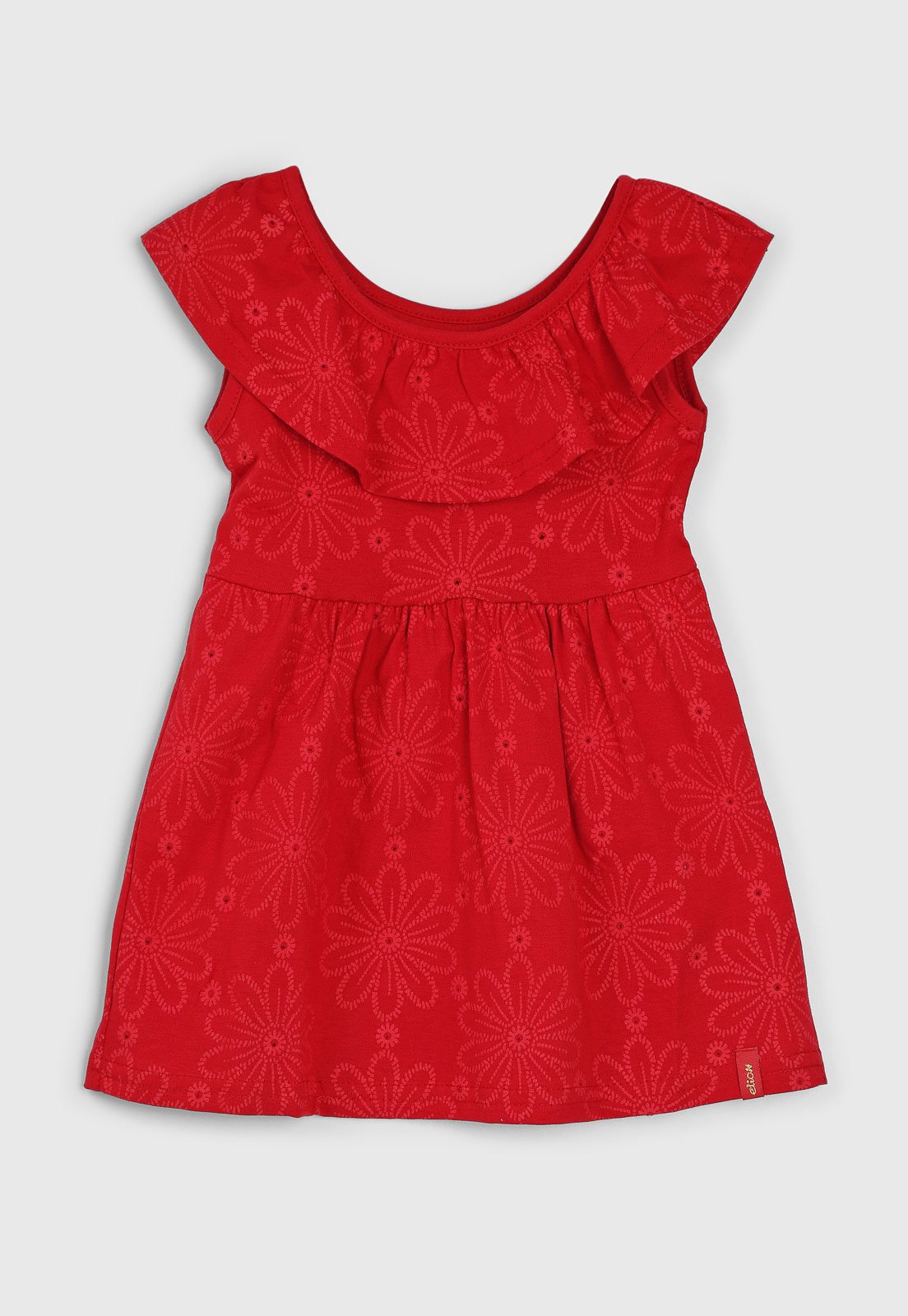 Vestido Elian Floral Vermelho