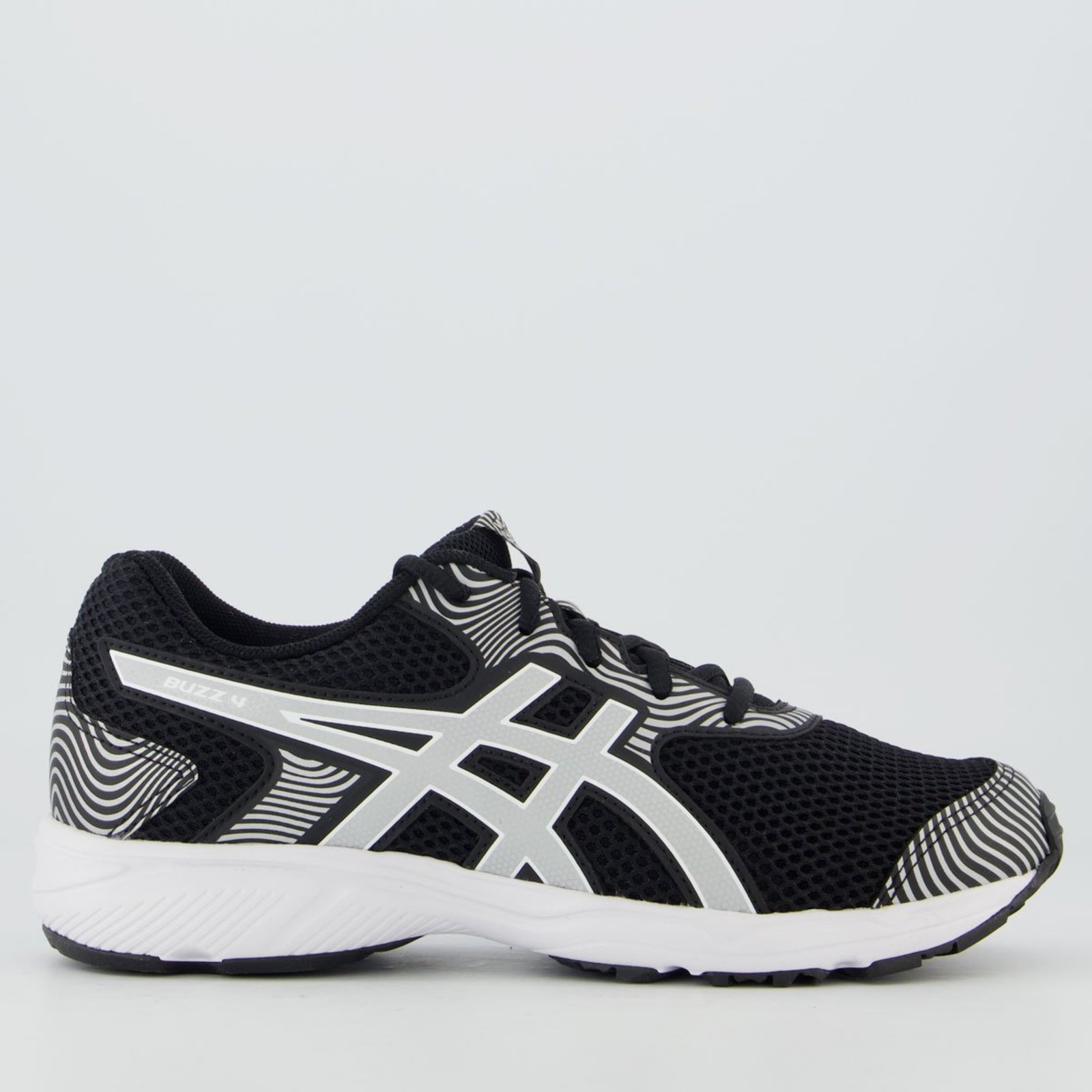 Tênis Asics Buzz 4 Feminino Preto e Branco