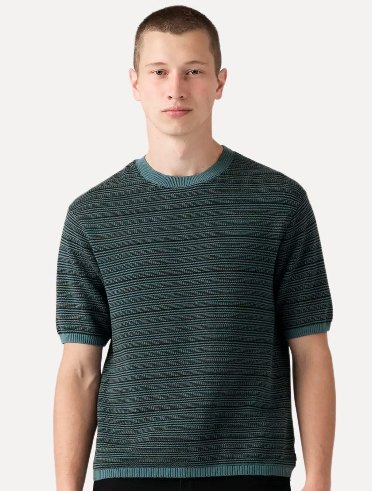 Camiseta Levis Masculina Ani Sweater Azul