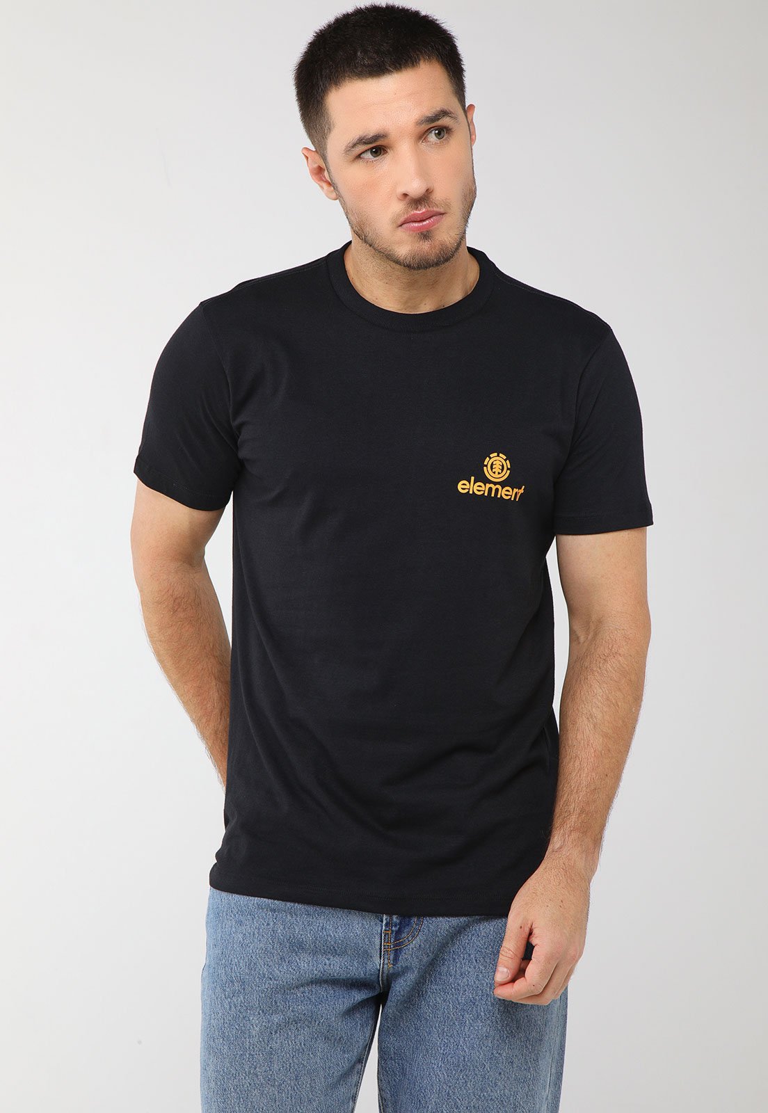 Camiseta Masculina Element Peaks Preta