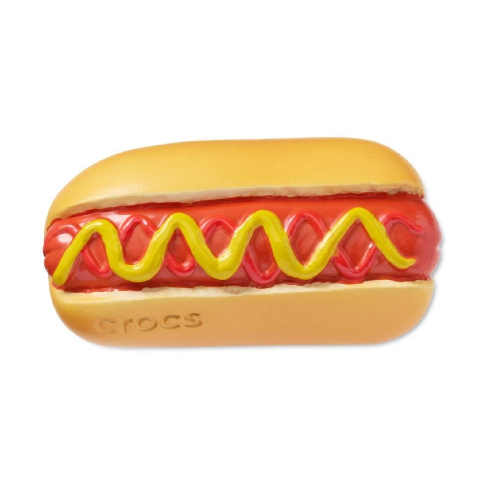 Infantil - Jibbitz™ Cachorro Quente Mergulhado na Mostarda Único Branco