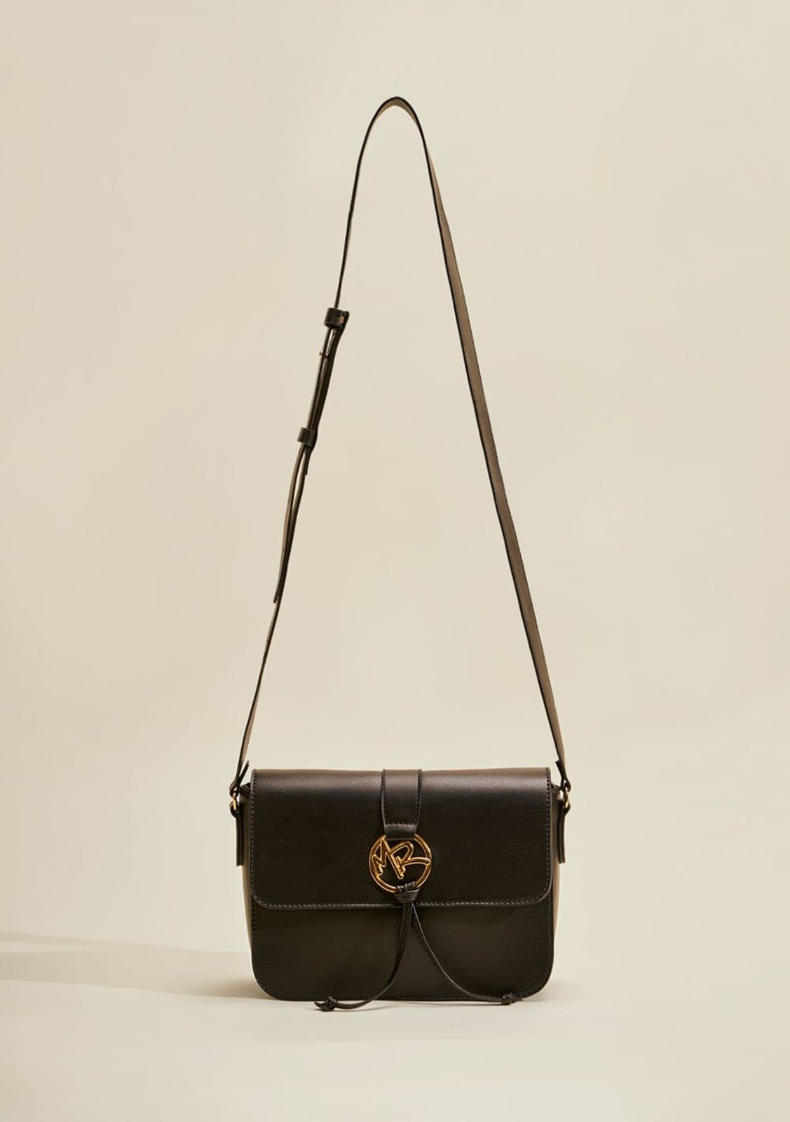 Bolsa Morena Rosa Satchel Com Metal Preto