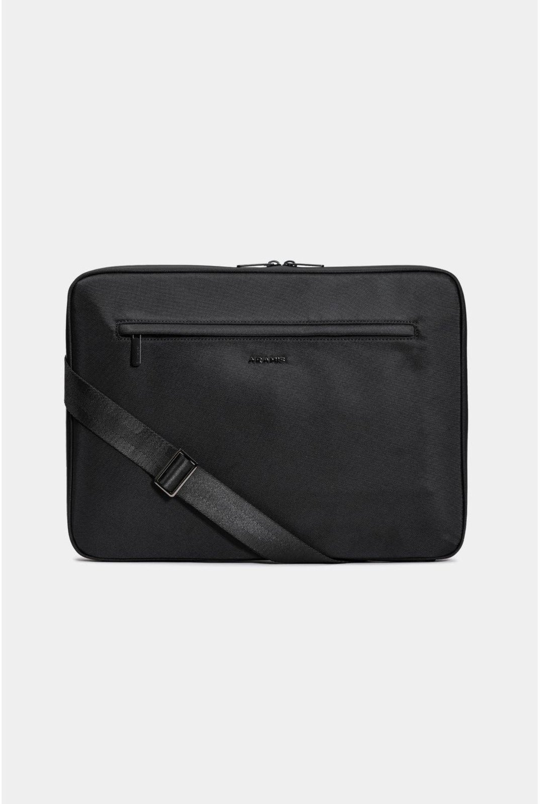 Pasta Aramis com alça e compartimento interno Office Preto