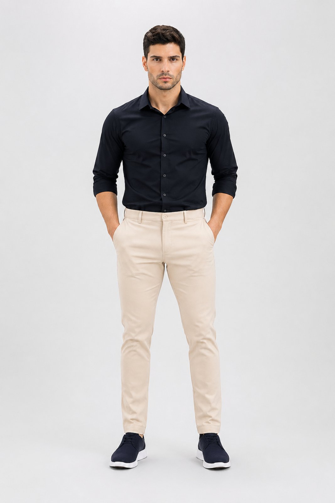 Calça Slim D Bell Outlet Fashion Bege