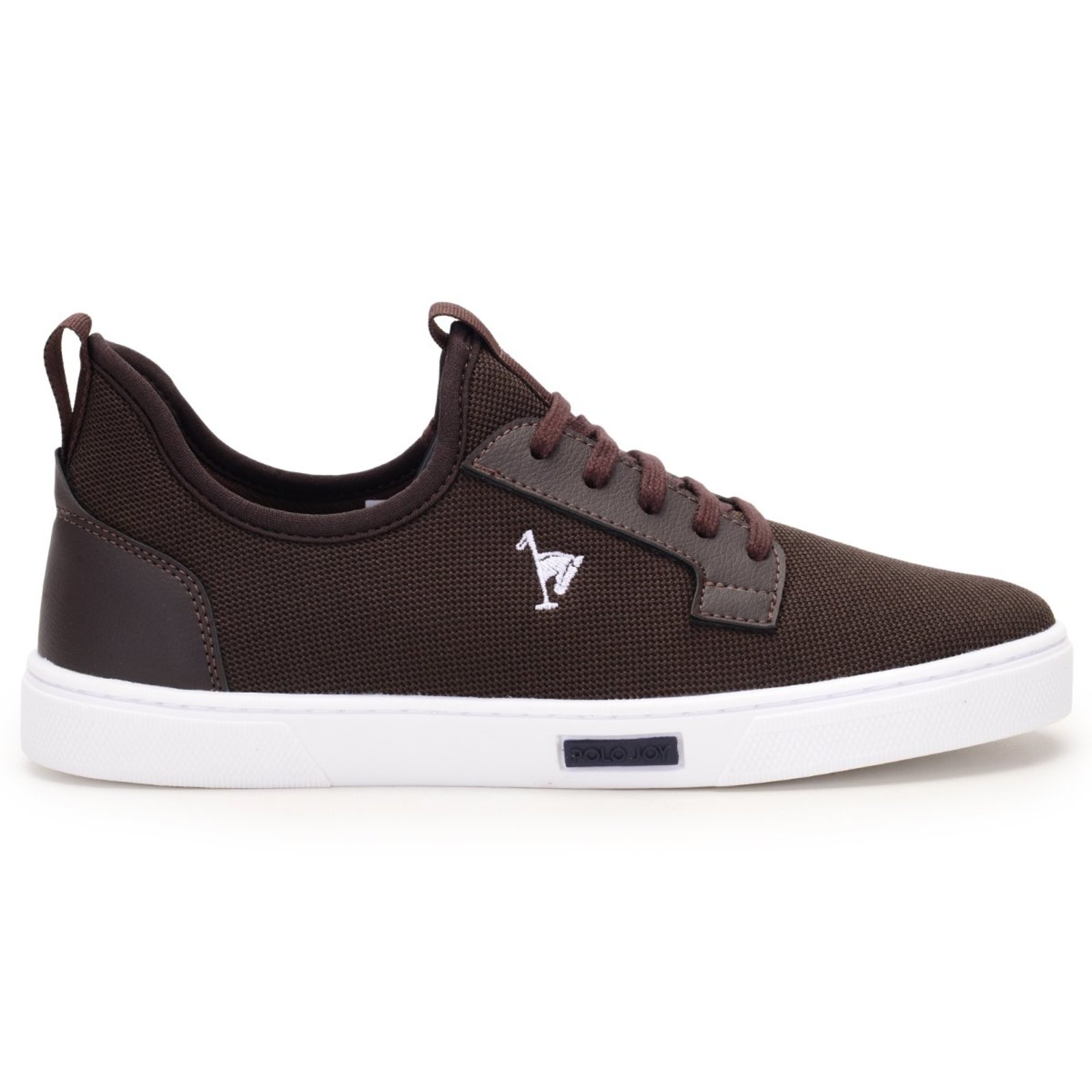 Tenis Masculino Polo Joy Sapatenis Casual Confortavel Café