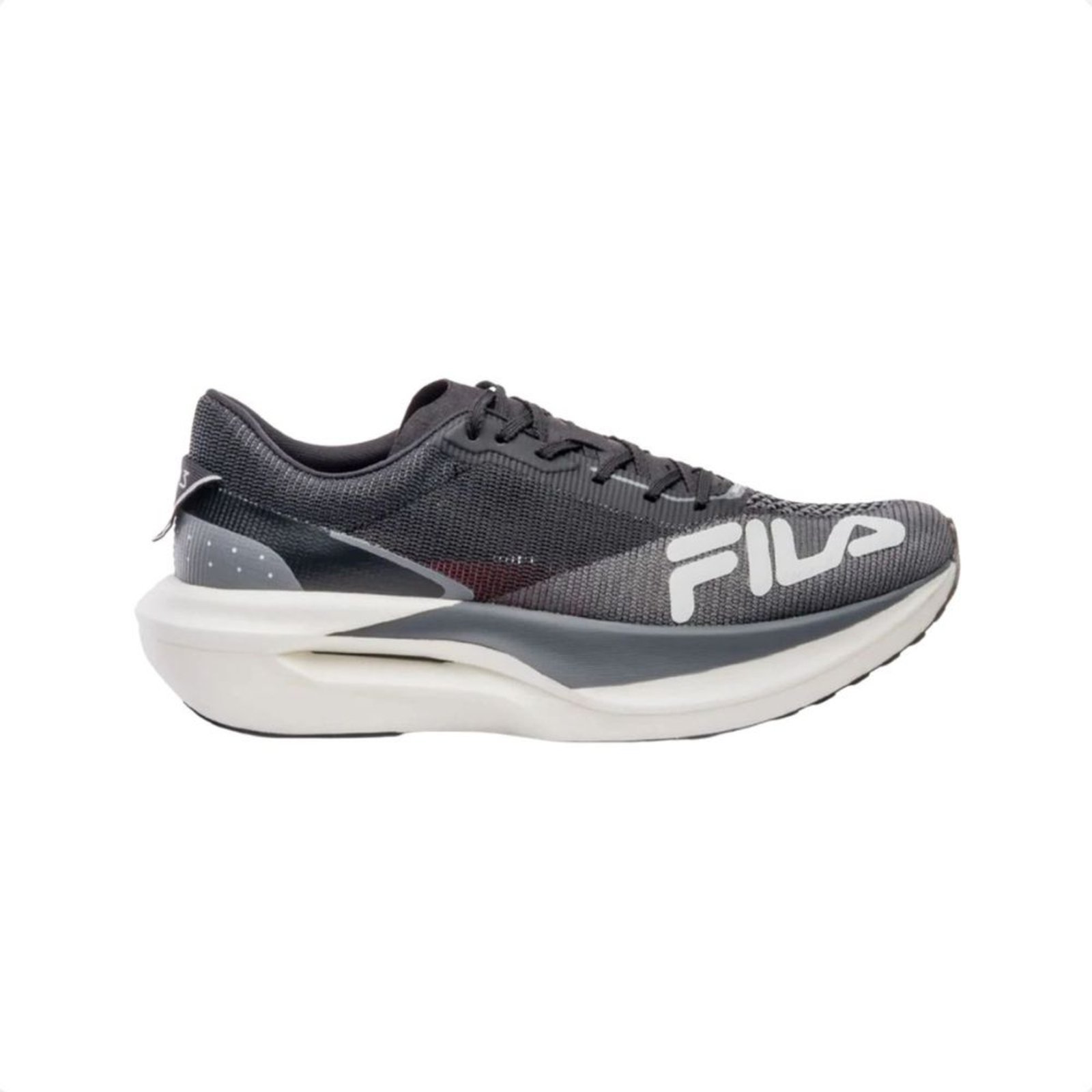 Vista 2 Tênis Running Feminino Fila Carbon 3 Preto E Cinza preto carbon Fila preto carbon