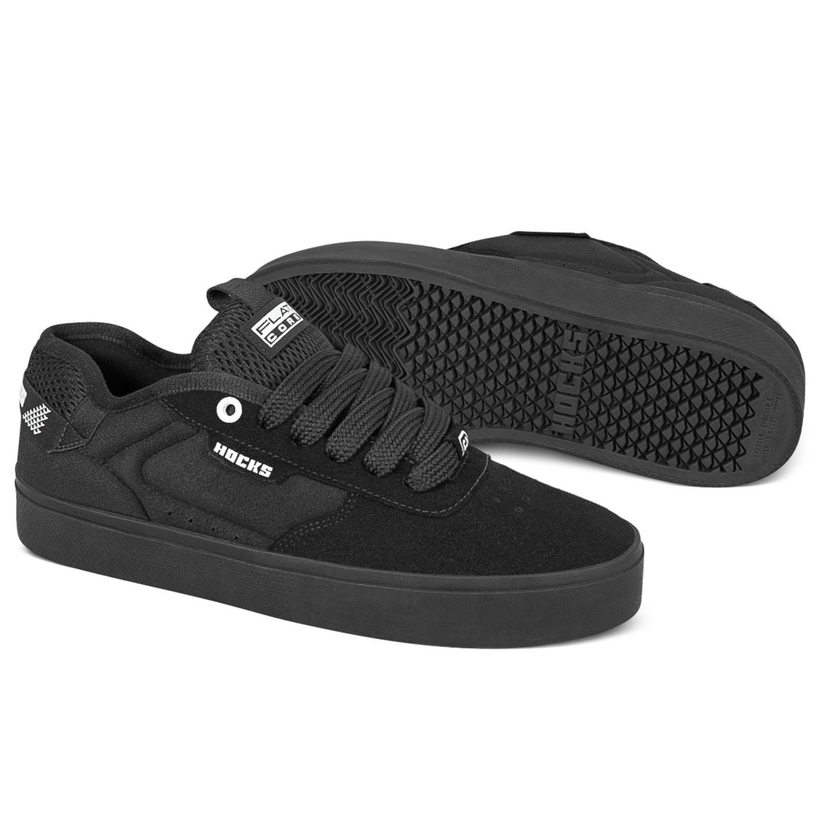 Tênis Hocks Flat Core Plus Unissex Extra Black