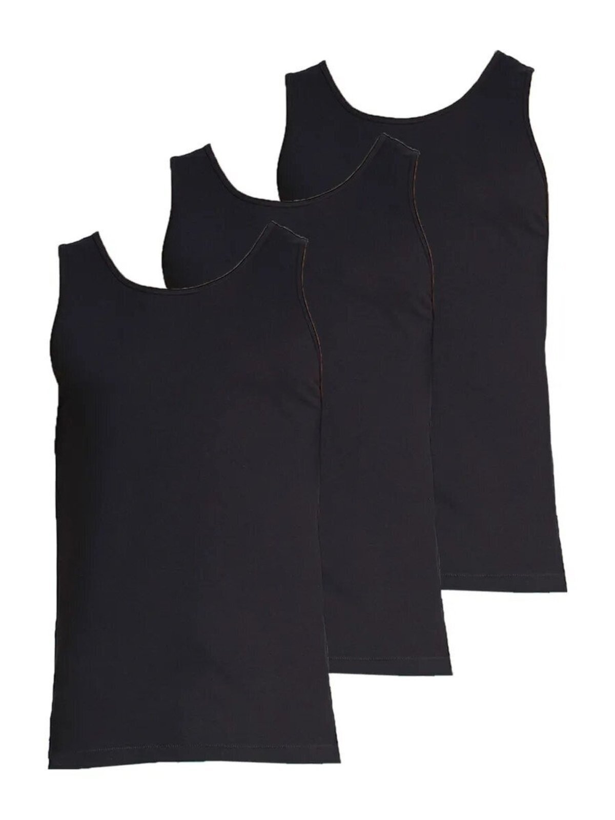 Vista 2 Kit com 3 Camisetas Regata Masculina Hering 0199 branco Hering branco