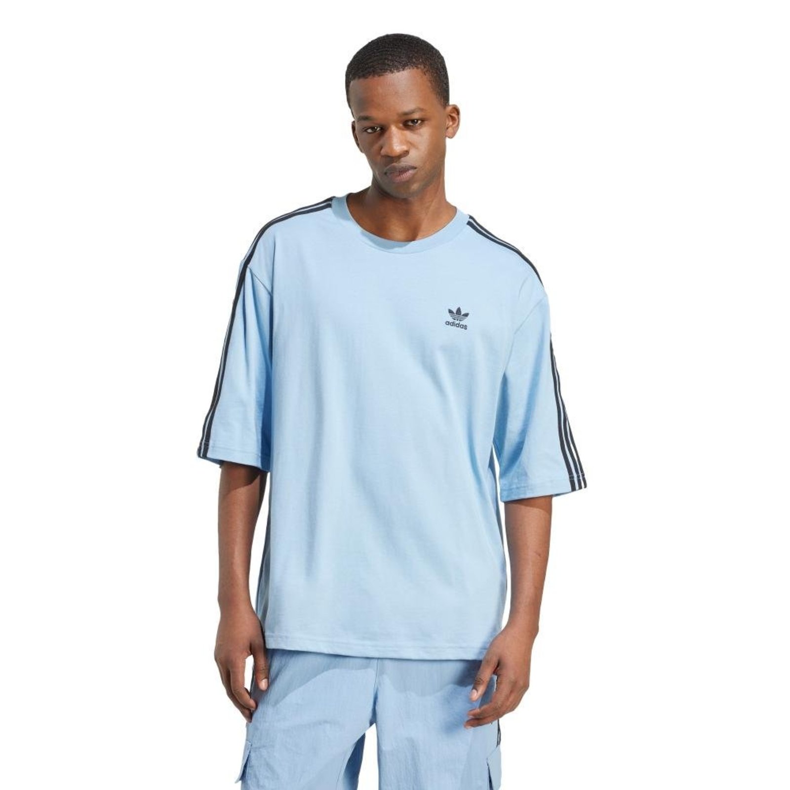 Camiseta Adicolor Oversize Azul