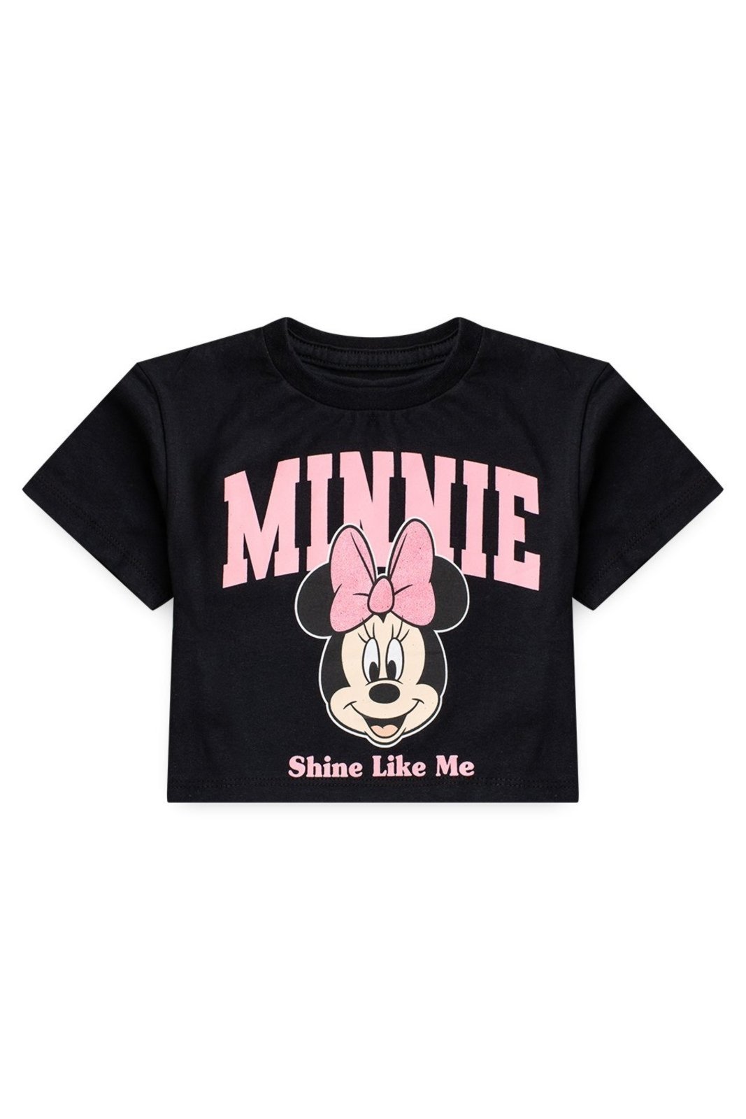 Vista 3 Infantil - Conjunto Feminino Minnie Rosa Disney preto rosa Disney preto rosa