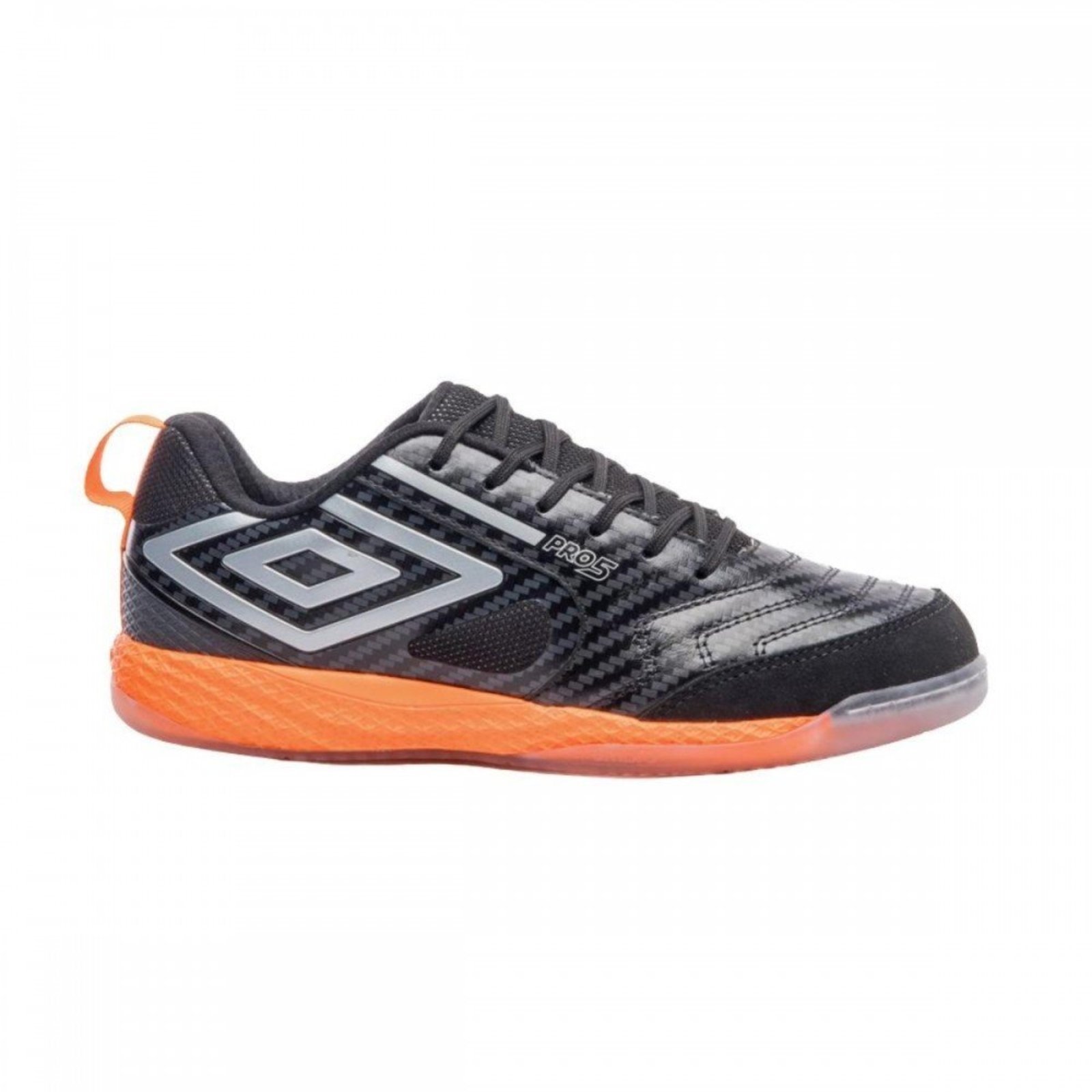 Chuteira Umbro Pro 5 Bump 186 Futsal Indoor Umbro Preto