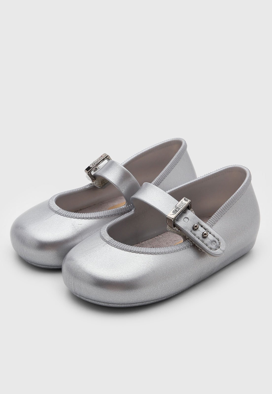 Infantil - Sapatilha Mini Melissa Soft Ballerina Prata