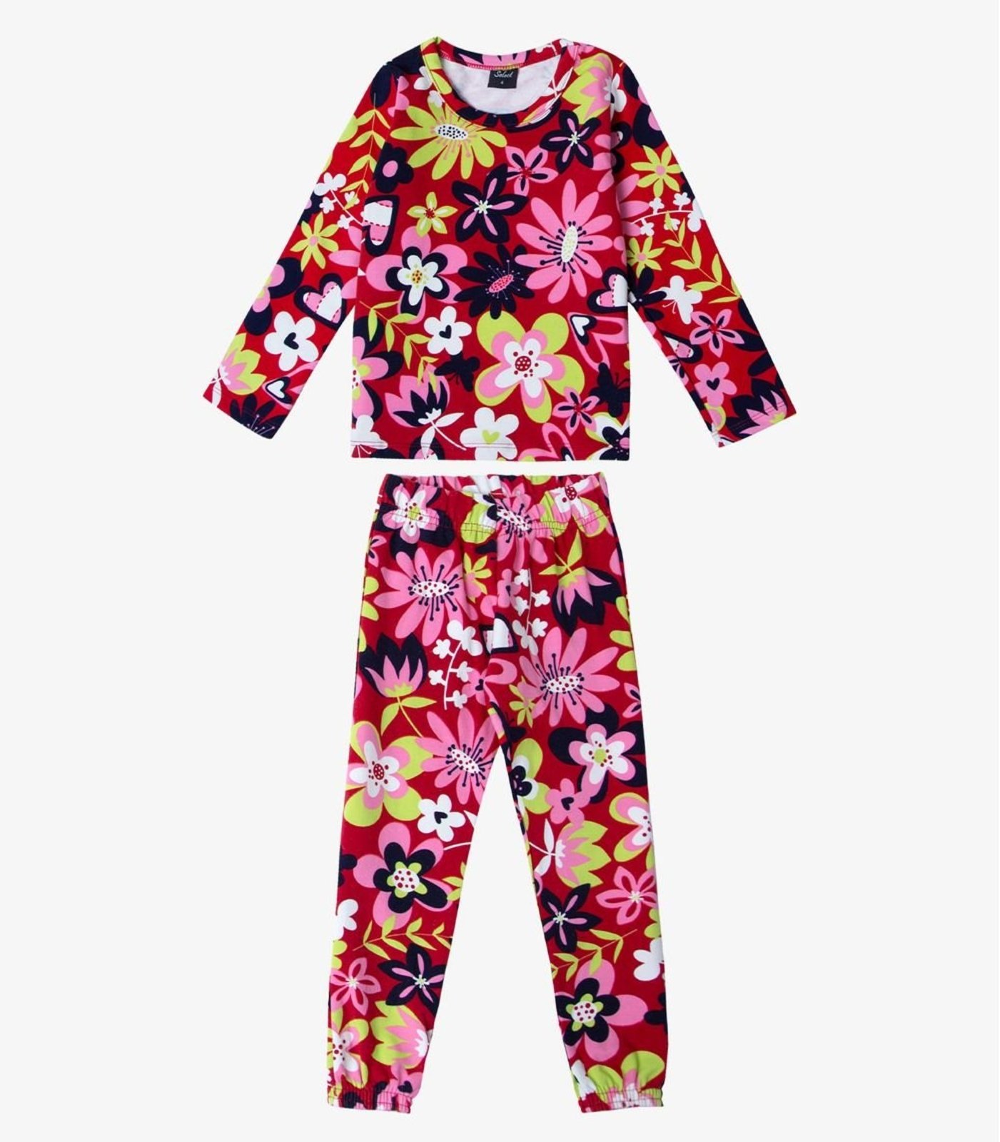 Pijama Menina Estapado Select Verde
