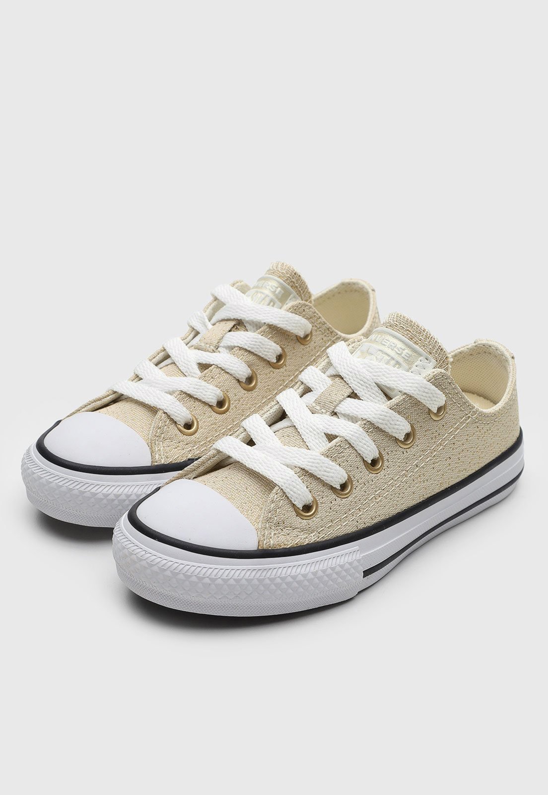 Infantil - Tênis Converse Chuck Taylor Bege