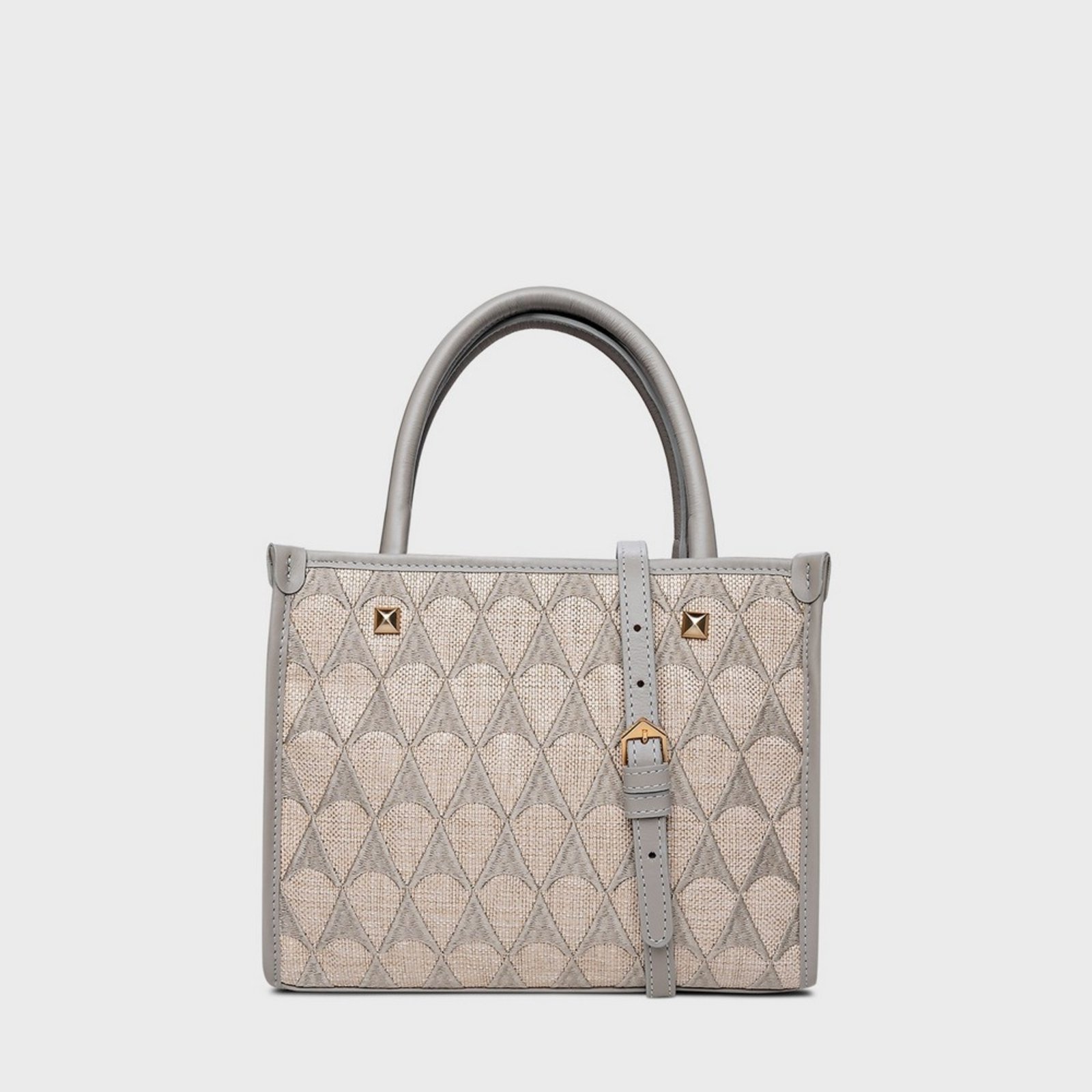 Bolsa Tote Canvas Carrano 800814 Cinza