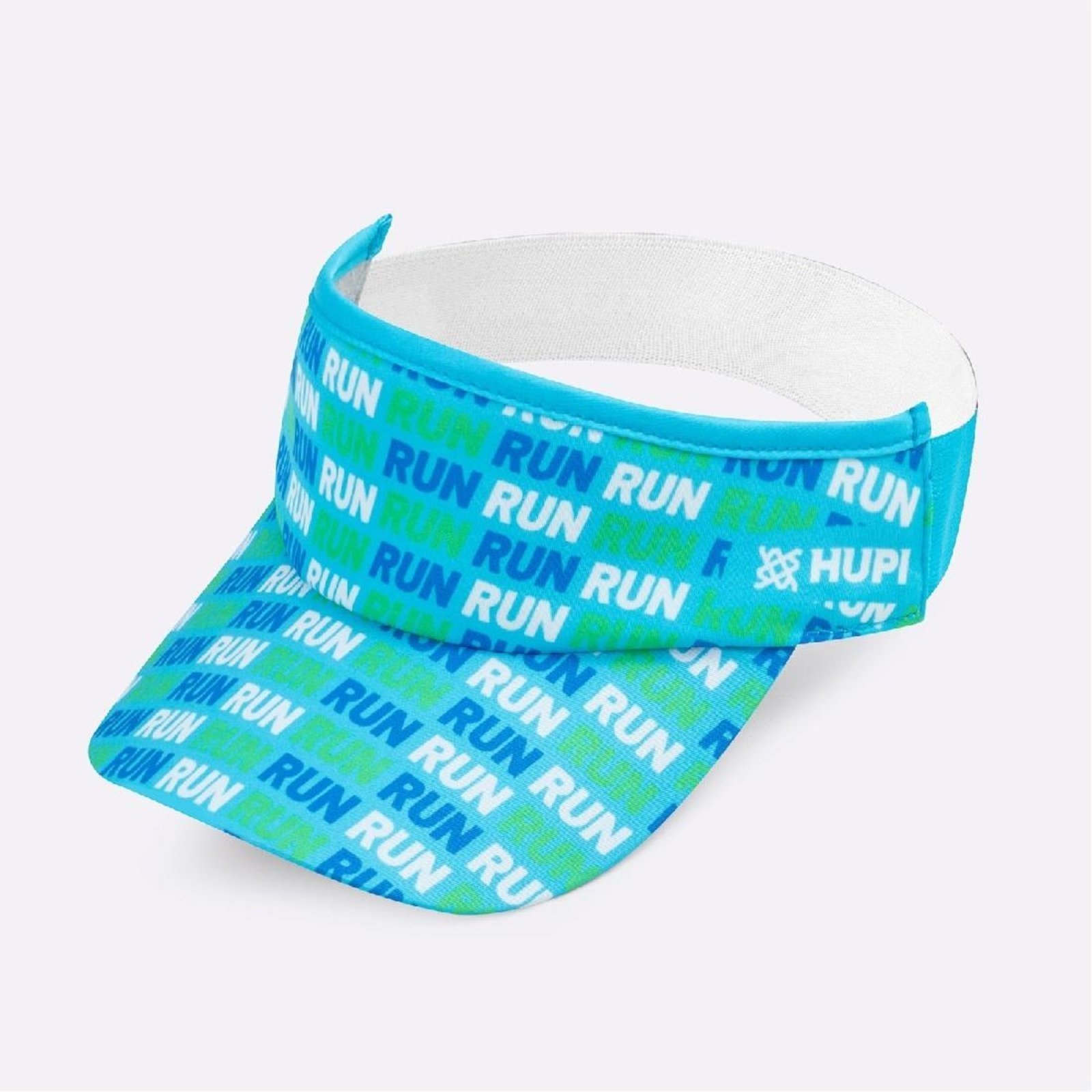 Viseira HUPI Run Loop Azul e Verde Azul
