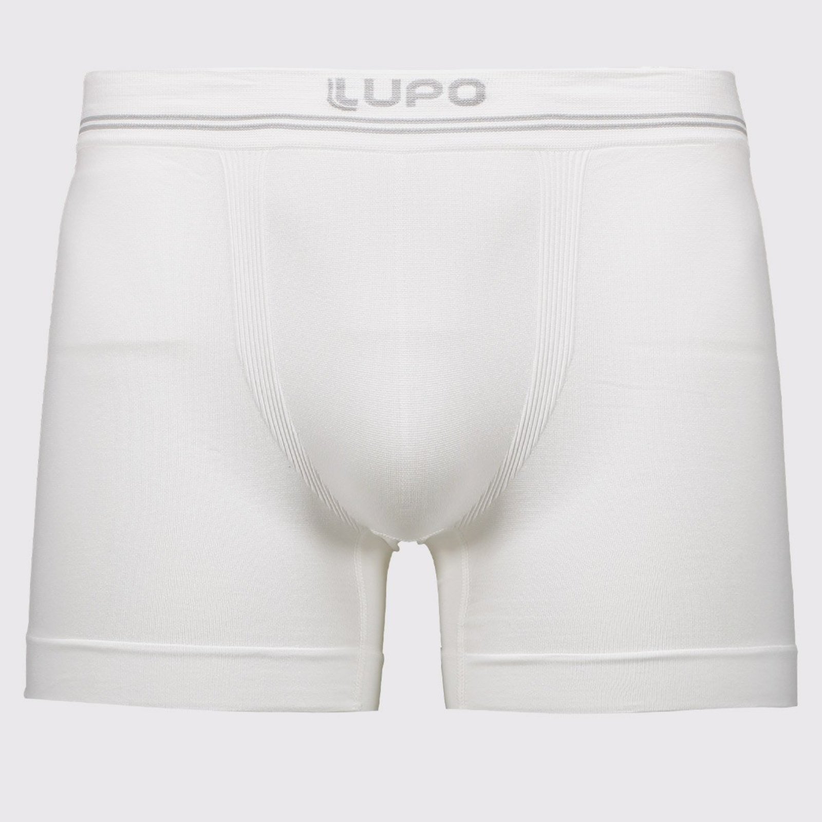 Cueca Boxer Lupo Microfibra Sem Costura Branco