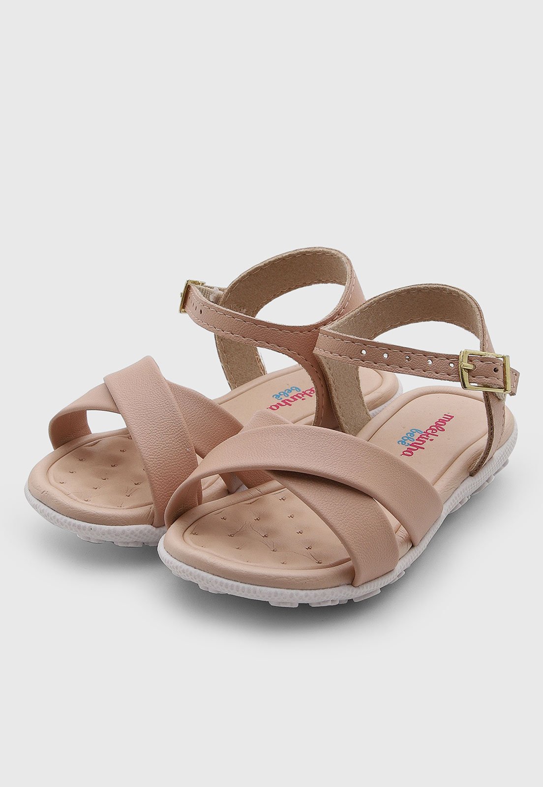 Infantil - Sandália Molekinha Tiras Cruzadas Rosa