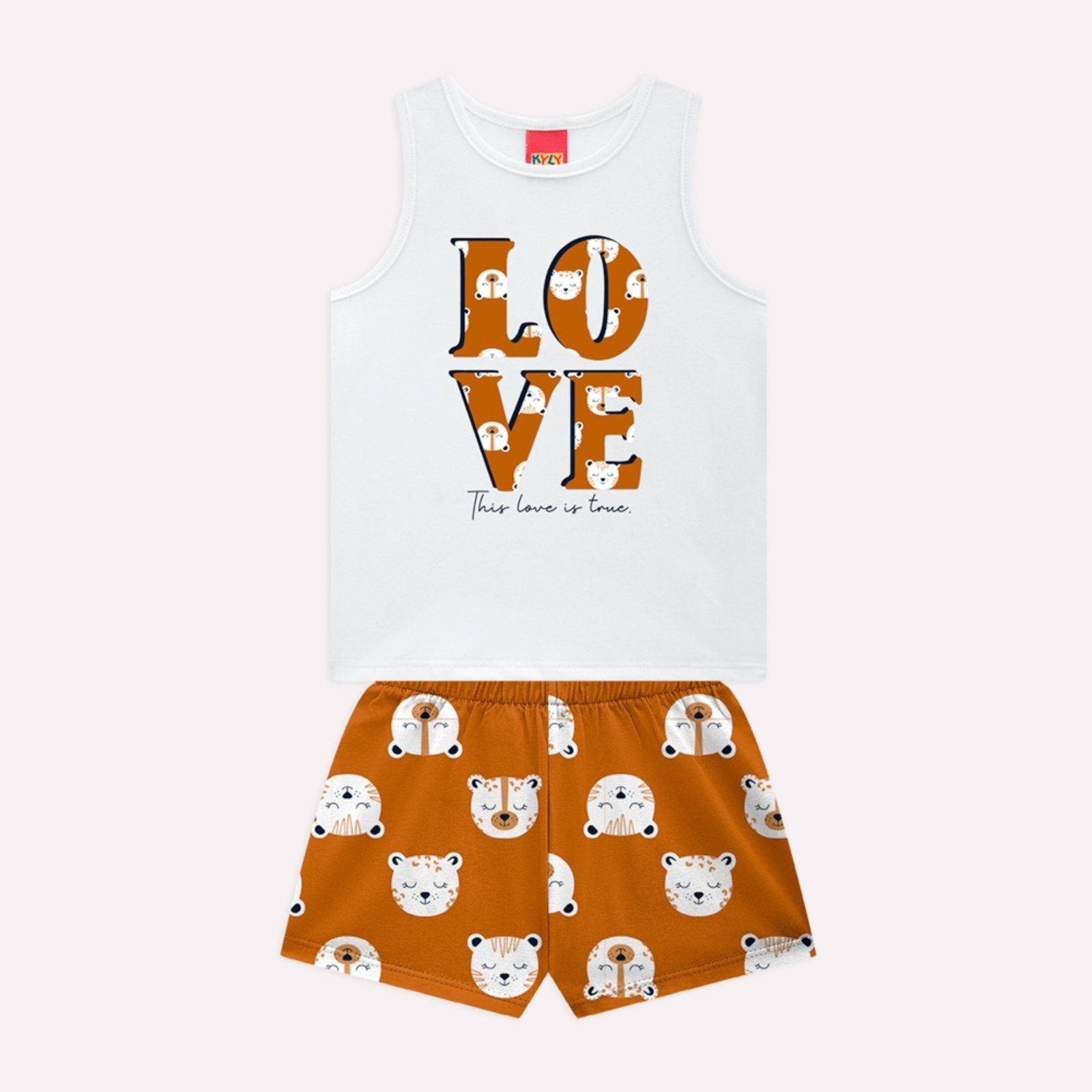Infantil – Conjunto Menina em Algodão Kyly
