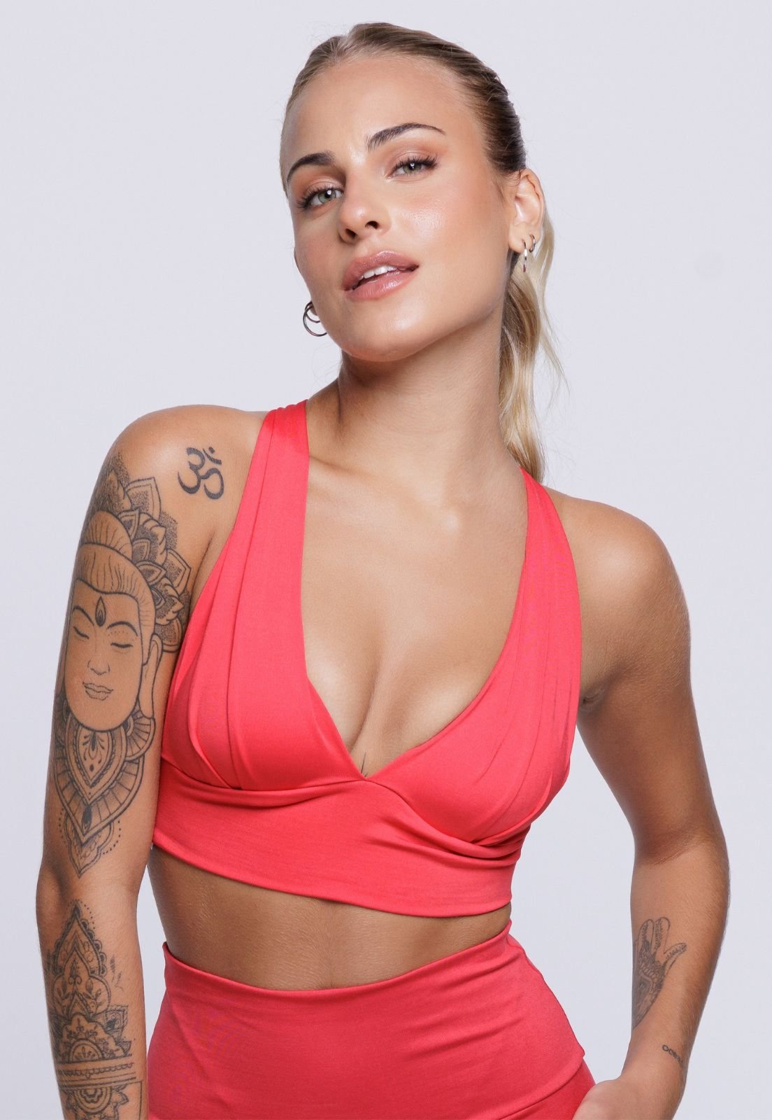 Top Serra e Mar Modas Fitness Bojo Vick Vermelho