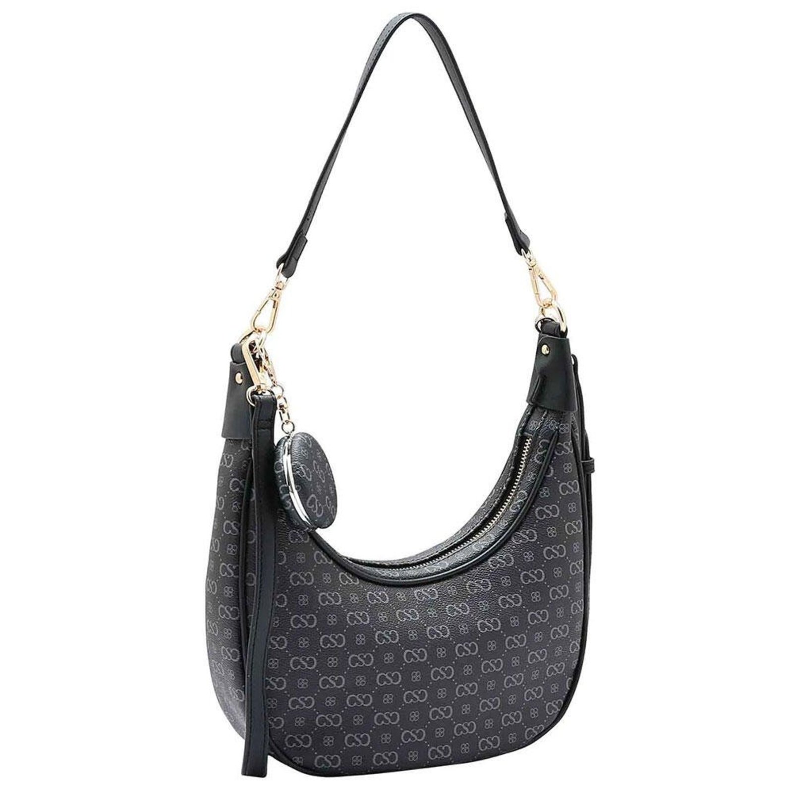 Bolsa Feminina Transversal Chenson Cg85085 1825085 Preto