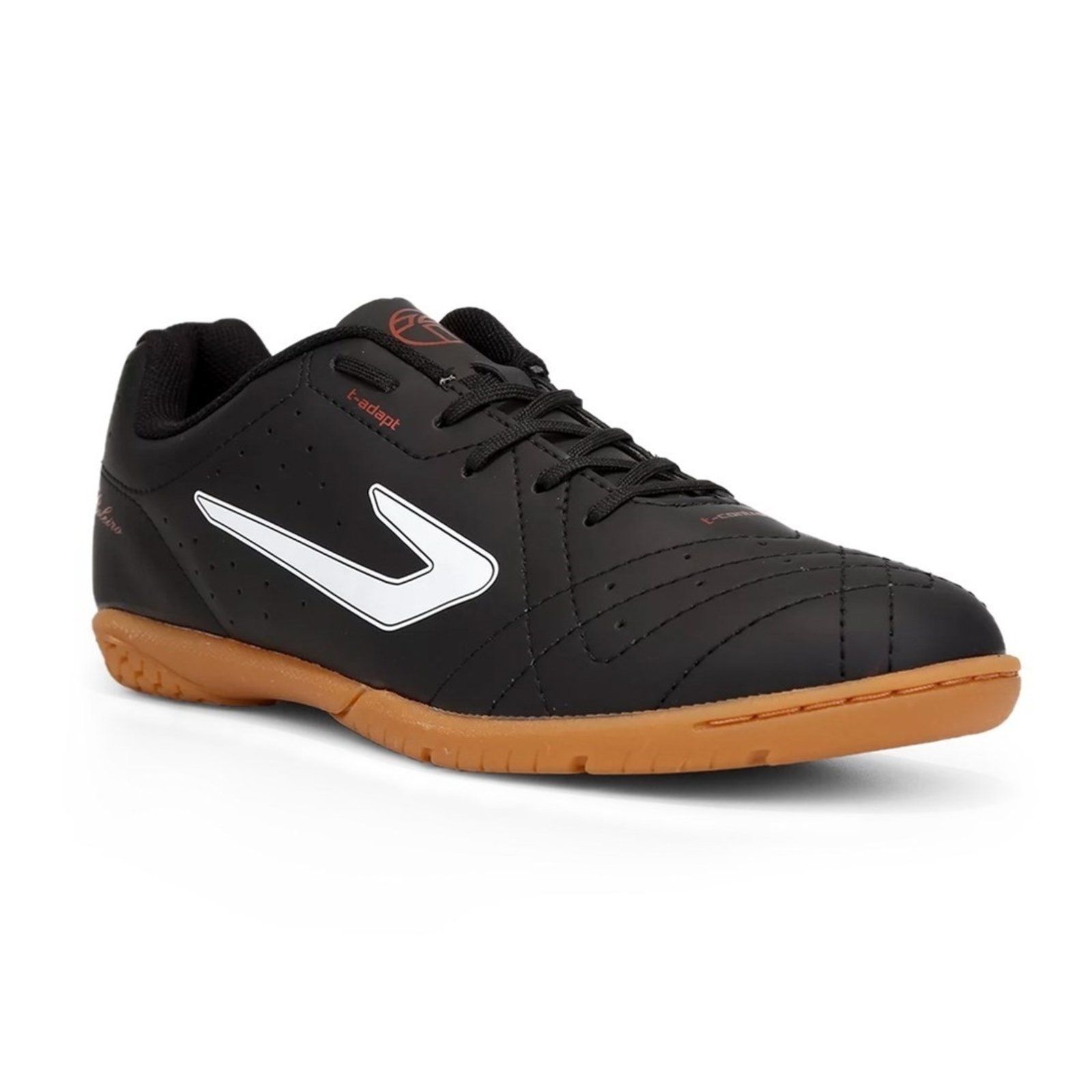 Vista 3 Chuteira Futsal Topper Boleiro V + Meião Color Sports de Futebol preto Topper preto