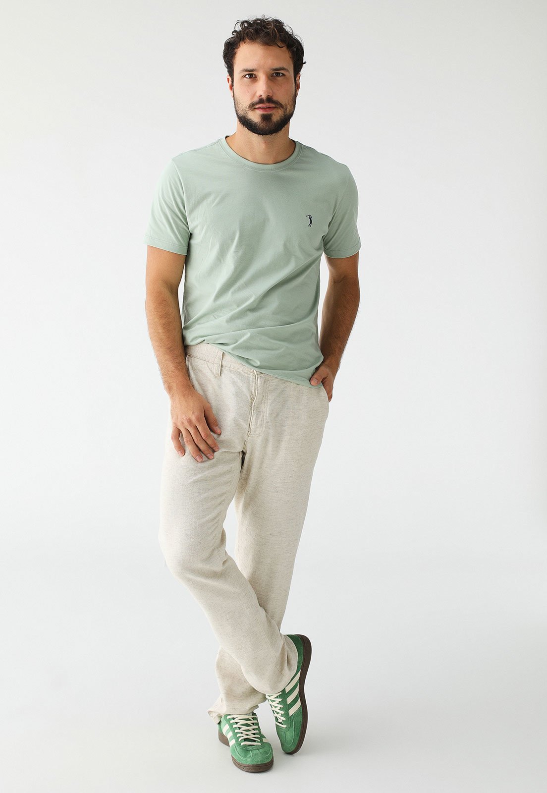 Vista 3 Camiseta Aleatory Reta Mini Icon verde Aleatory verde