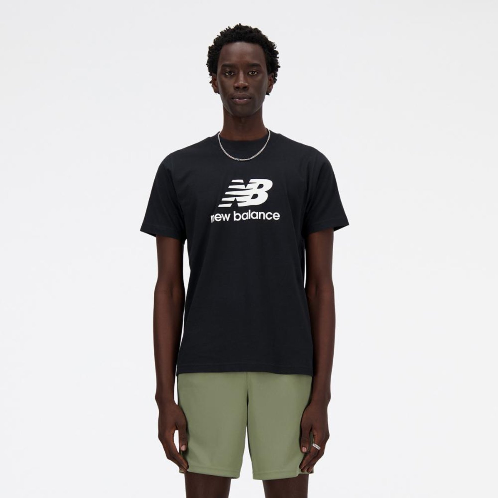 Vista 3 Camiseta Essentials Masculina PRETO New Balance incolor New Balance incolor