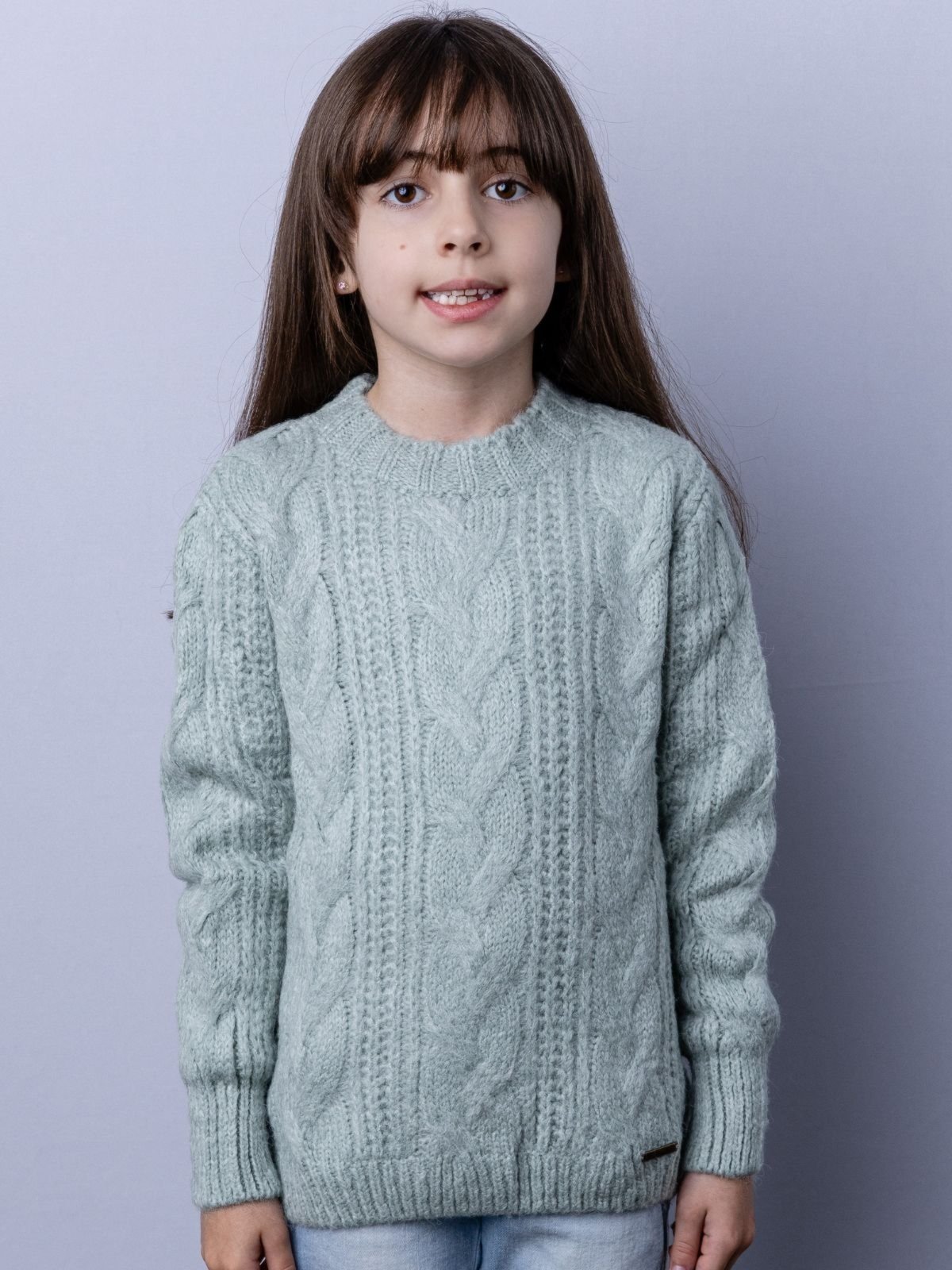 Infantil - Blusa Menina Com Tranças