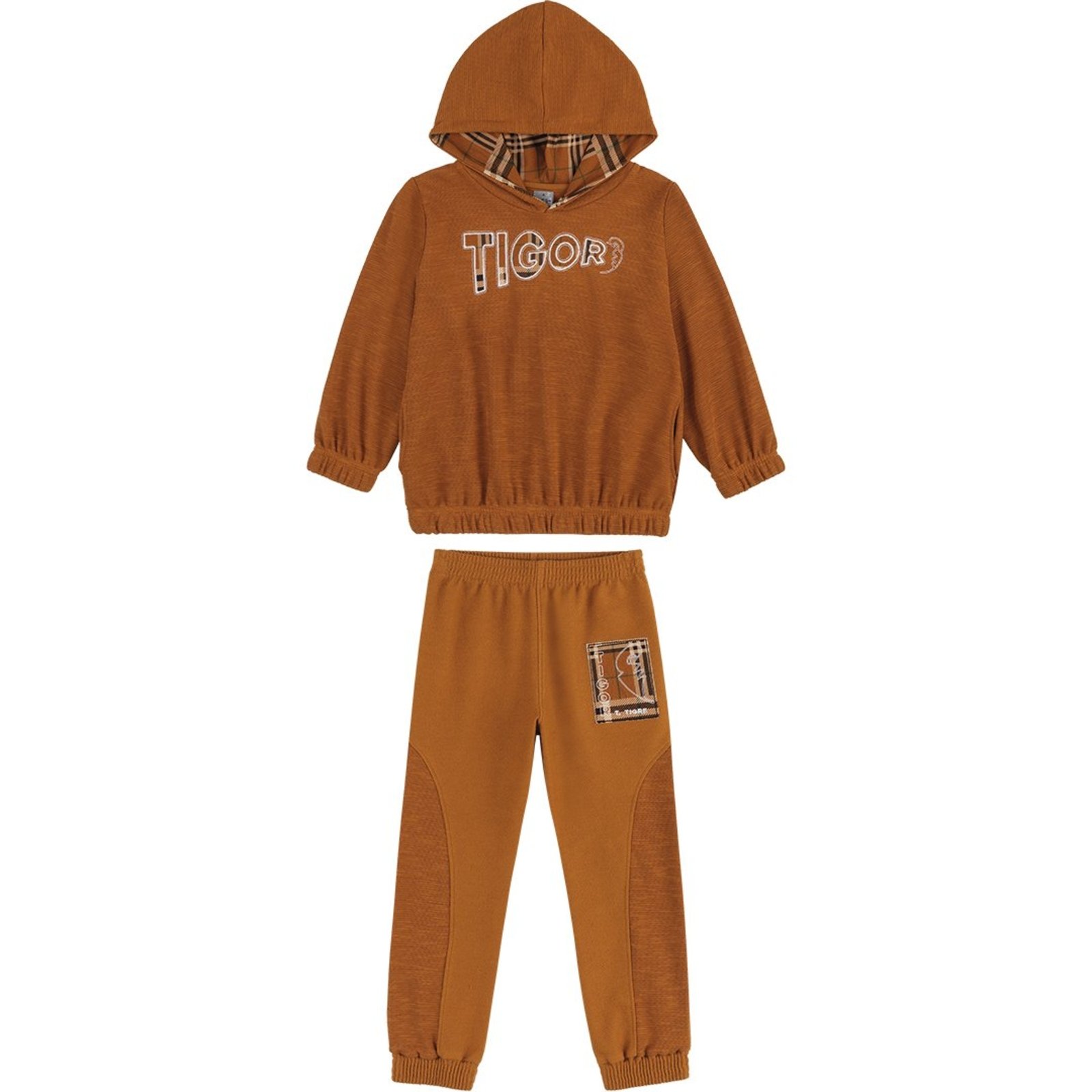 Infantil - Conjunto Longo Tricot Menino Tigor T. Tigre