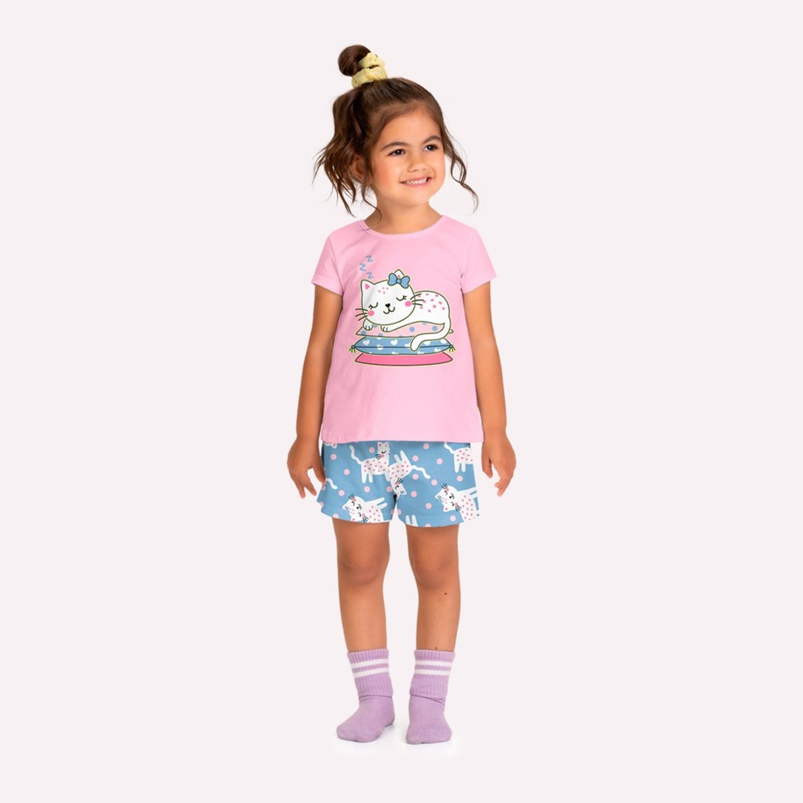 Pijama Menina Gatinhos Kyly