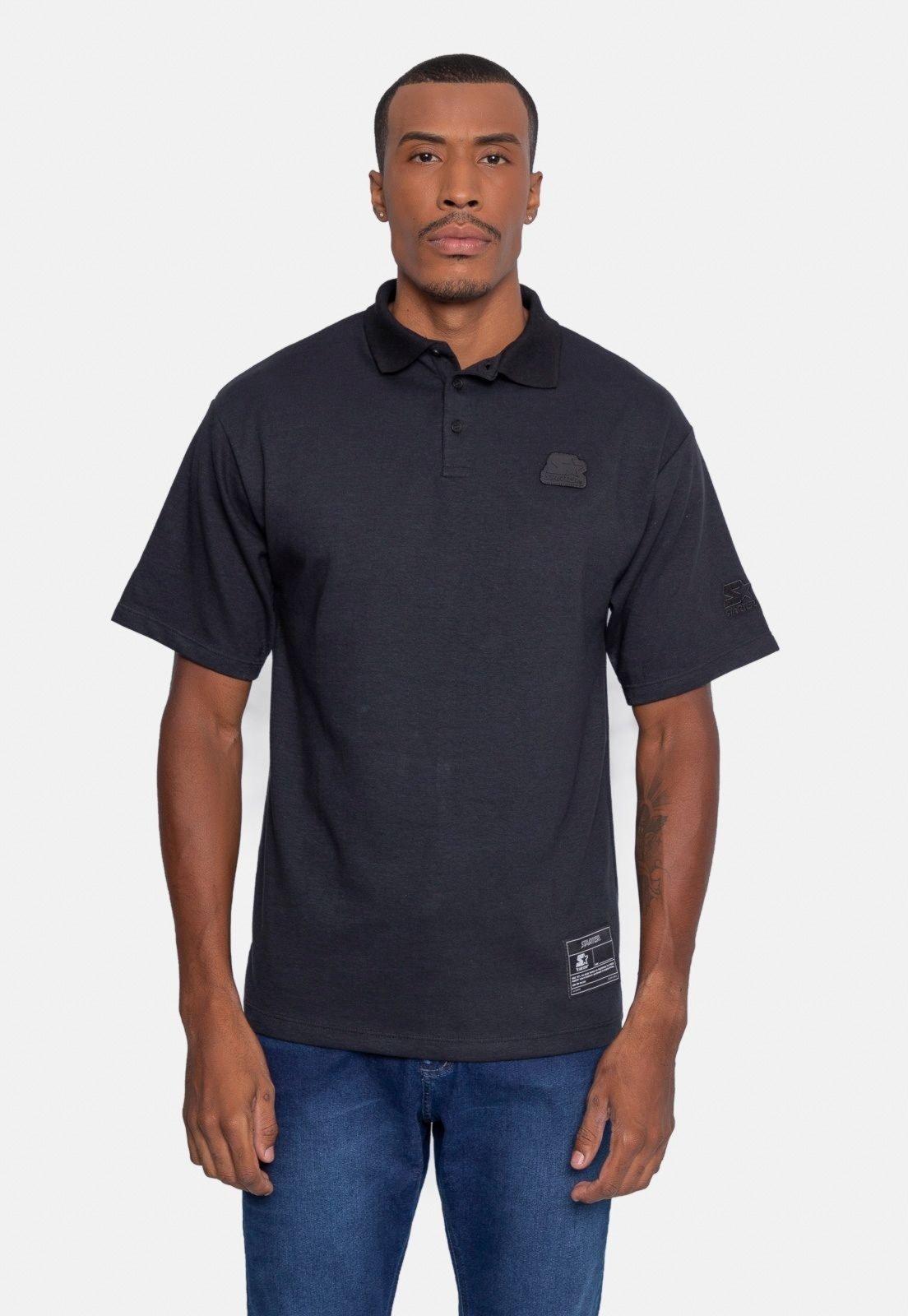 Camisa Polo Starter Masculina Preta