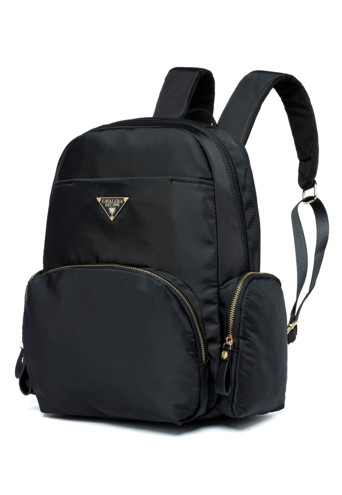Vista 3 Mochila Feminina Bolsa Antifurto Casual Resistente Cavalera preto Cavalera preto