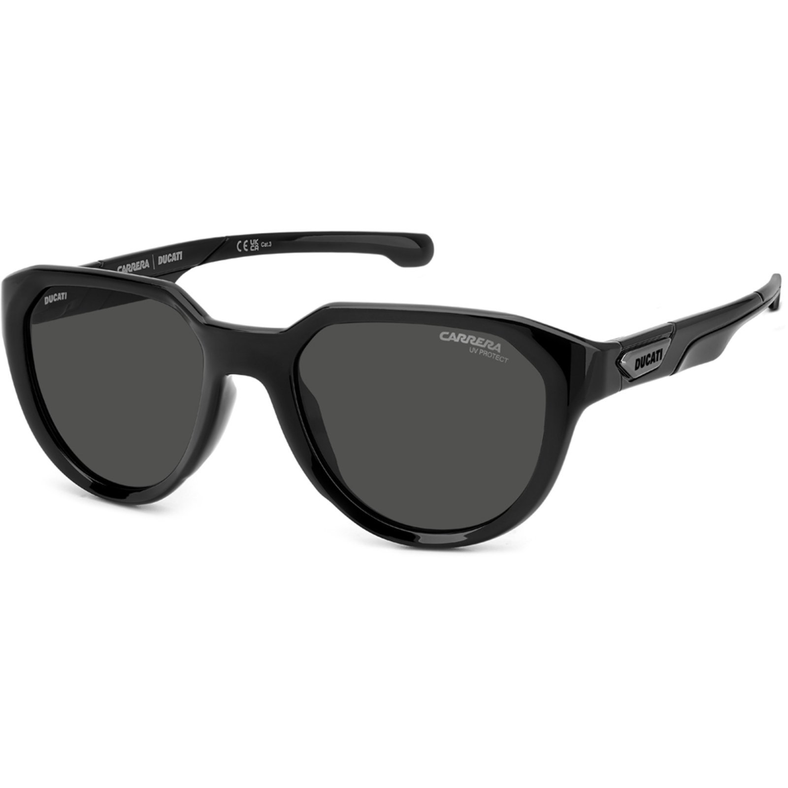 Vista 2 Óculos de Sol Carrera Ducati 050 S 807 53IR Masculino preto Carrera preto