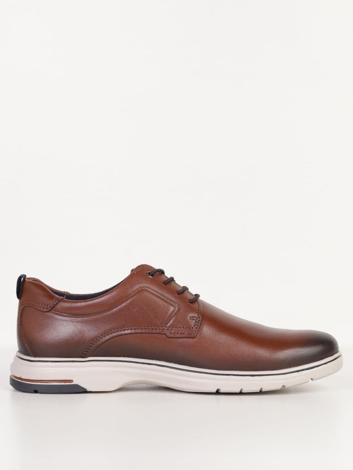 Sapato Vertice Pegada Masculino MARROM/BEGE