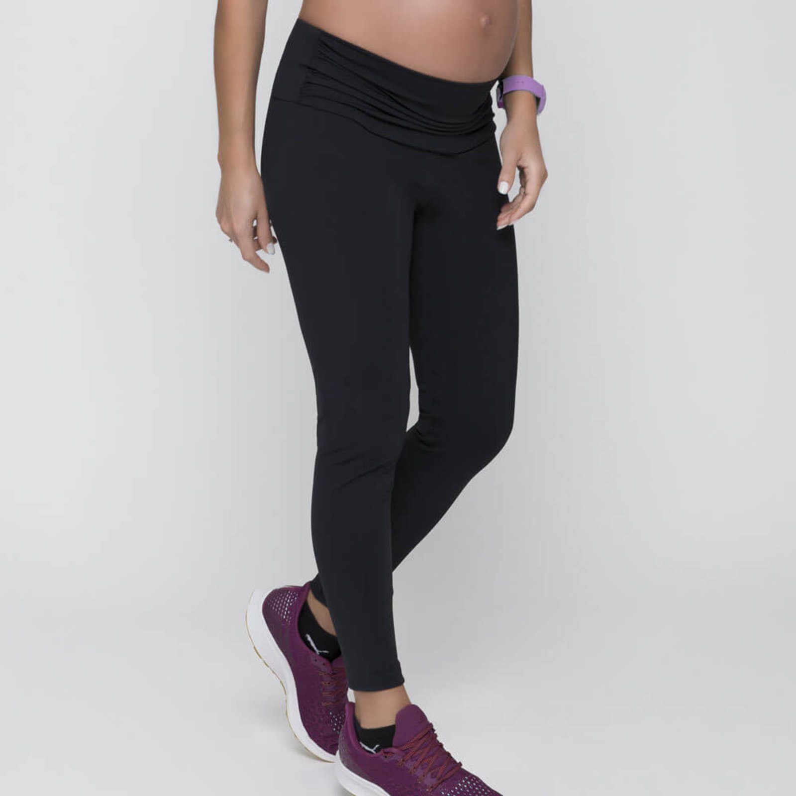 Legging Gestante Sem Costura Selene 20999-001 Microfibra