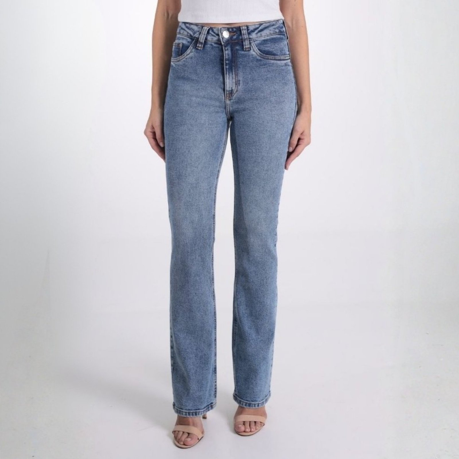 Calça Flare Jeans Feminina Revanche Florença