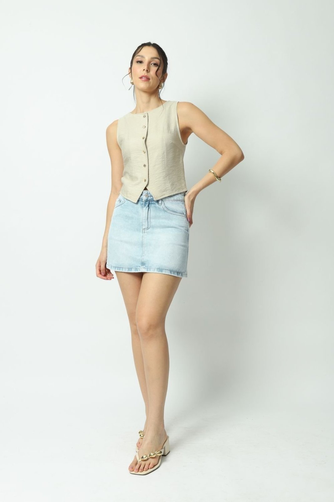 Mini Saia Jeans P Gazzy