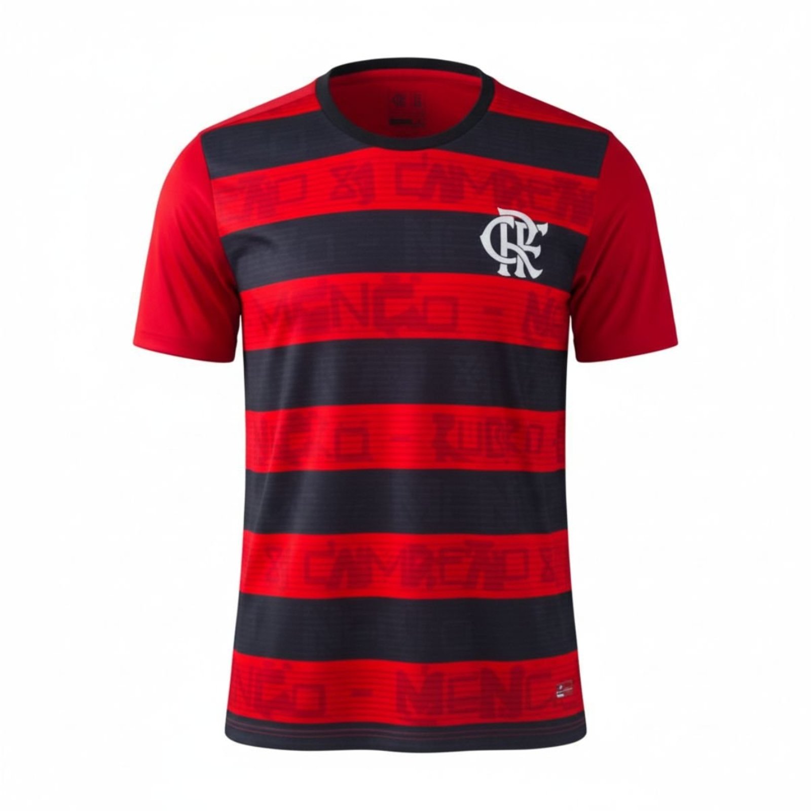 CAMISA BRAZILINE FLAMENGO SHOUT VERMELHO/PRETO VERMELHO/PRATO