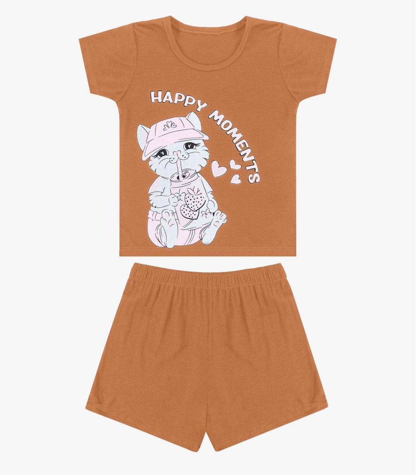 Infantil - Conjunto Menina Select Marrom