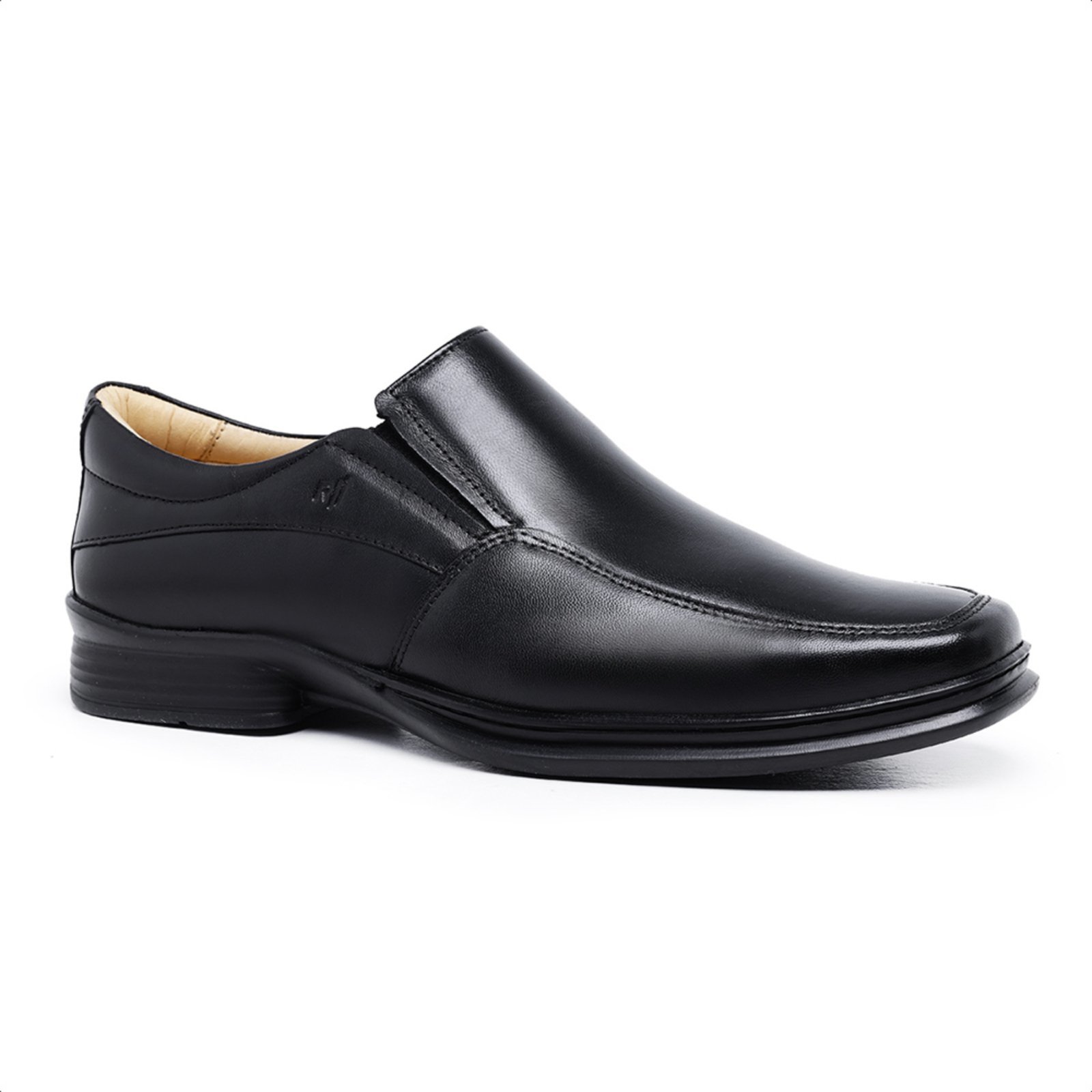 Sapato Social Rafarillo Masculino Soft Confort Couro Preto 9216P