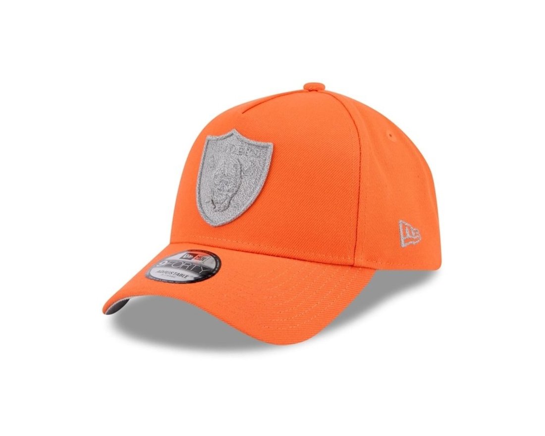 Bone New Era 9FORTY A-Frame Las Vegas Raiders NFL Laranja
