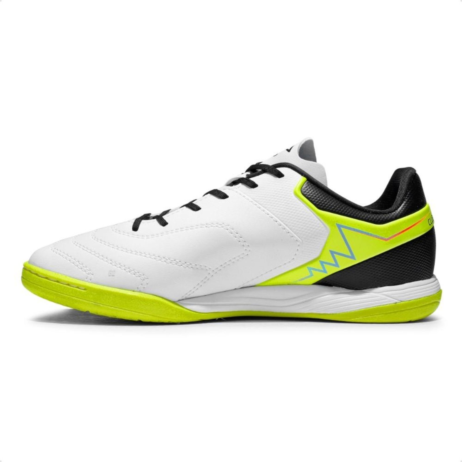 Vista 3 Chuteira Futsal Umbro Adamant Master Class Club Masculina branco Umbro branco